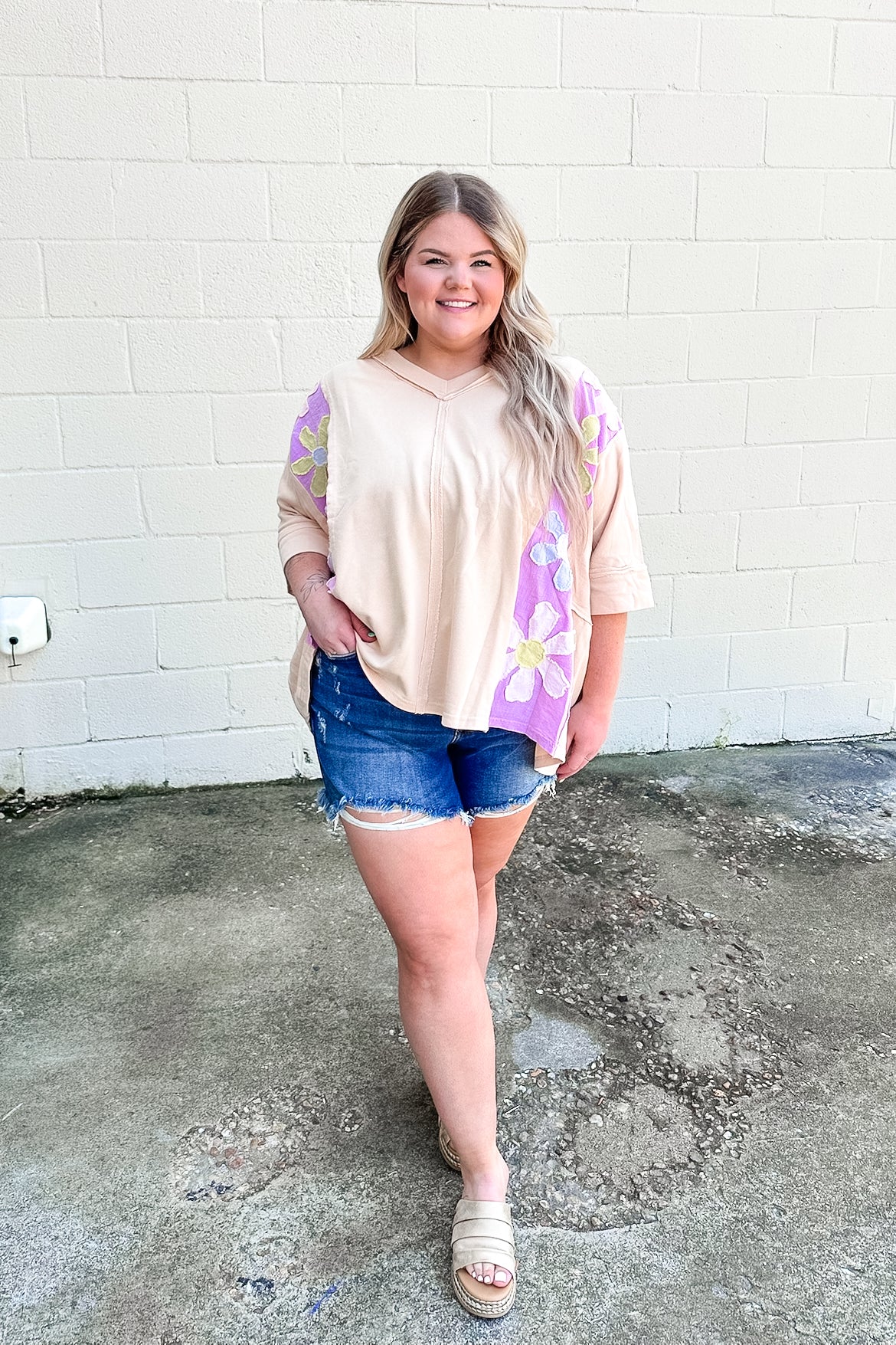 Wait A Little Longer Floral Top