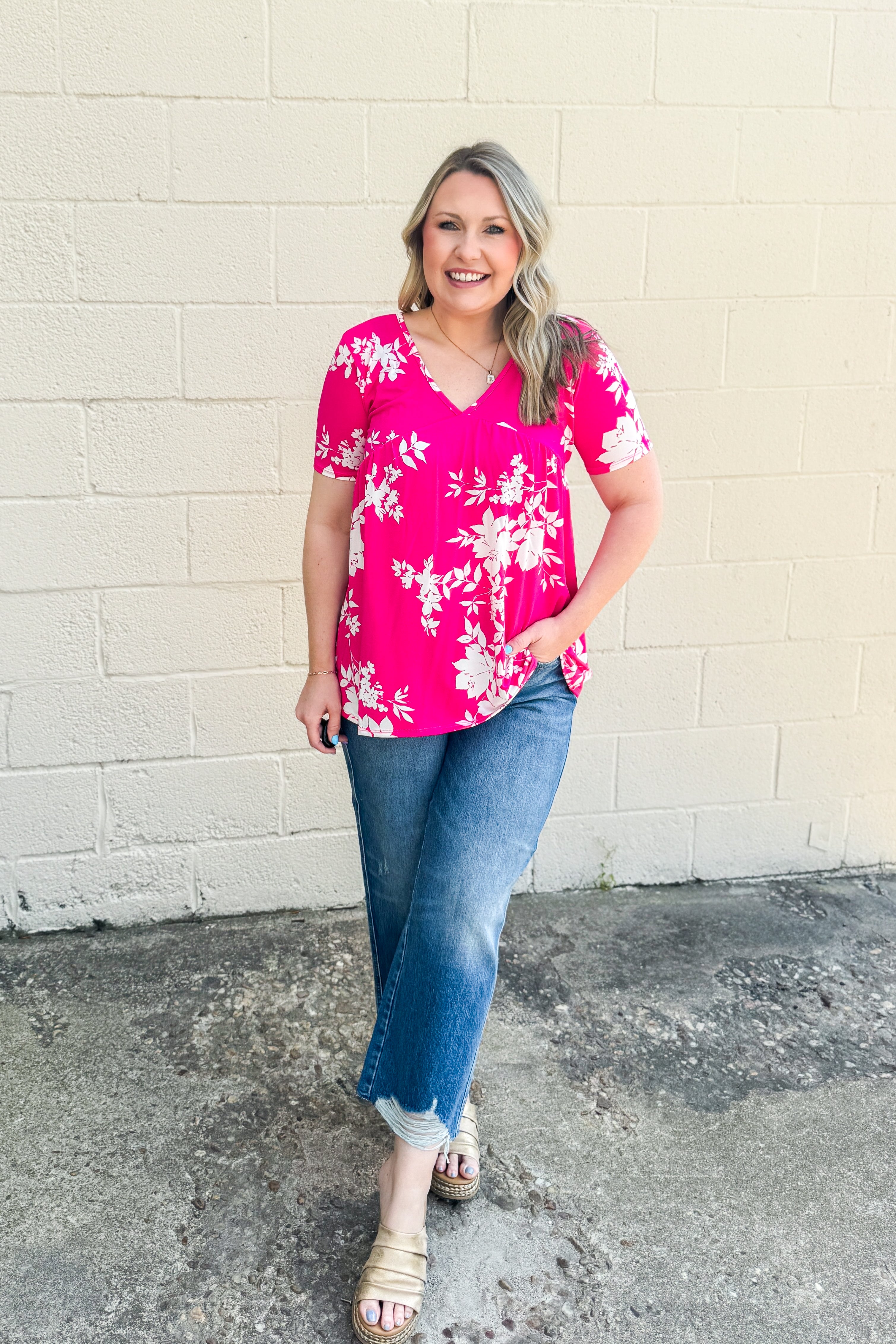 Floral Flair Top