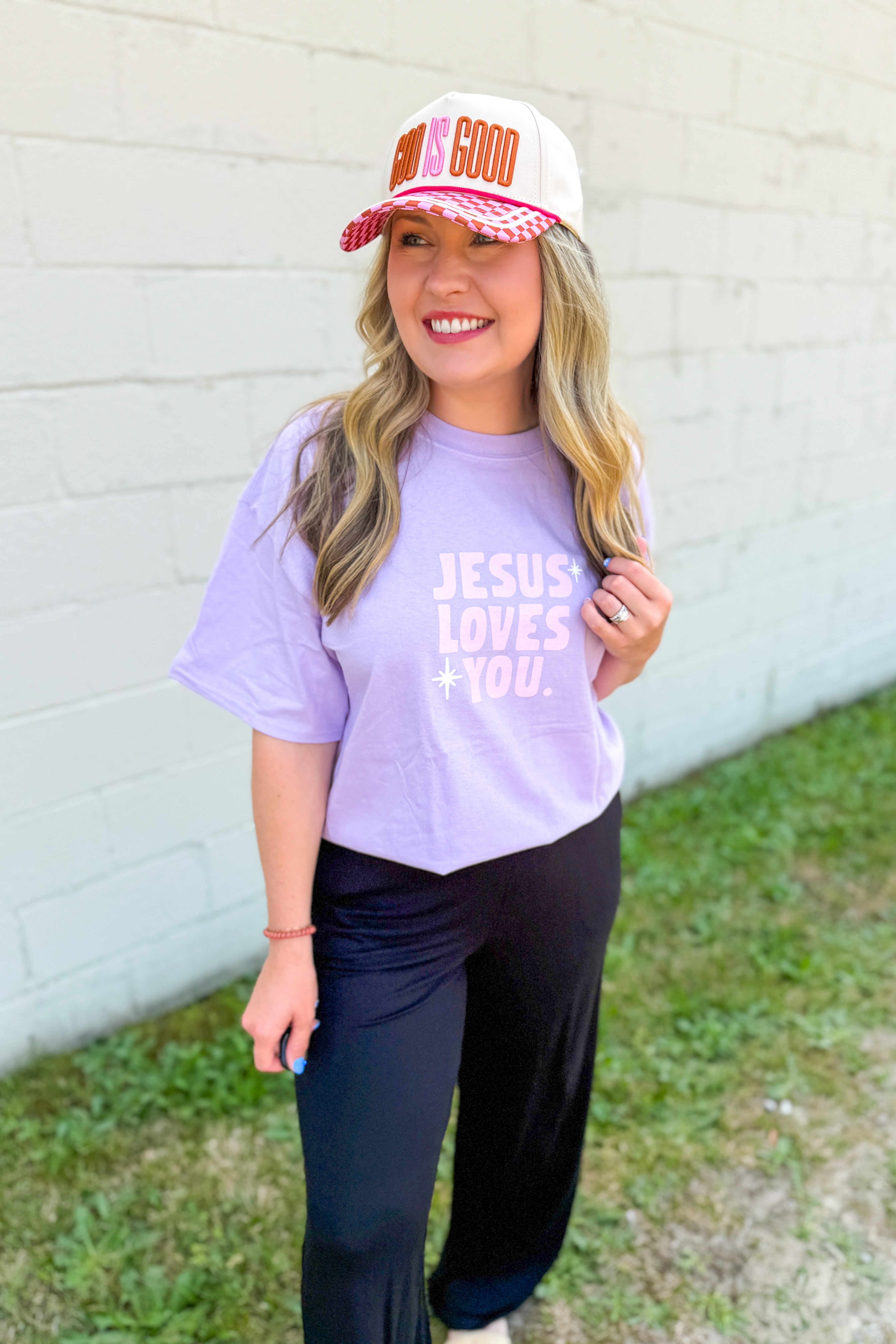 Heaven And Earth Graphic Tee, Lavender
