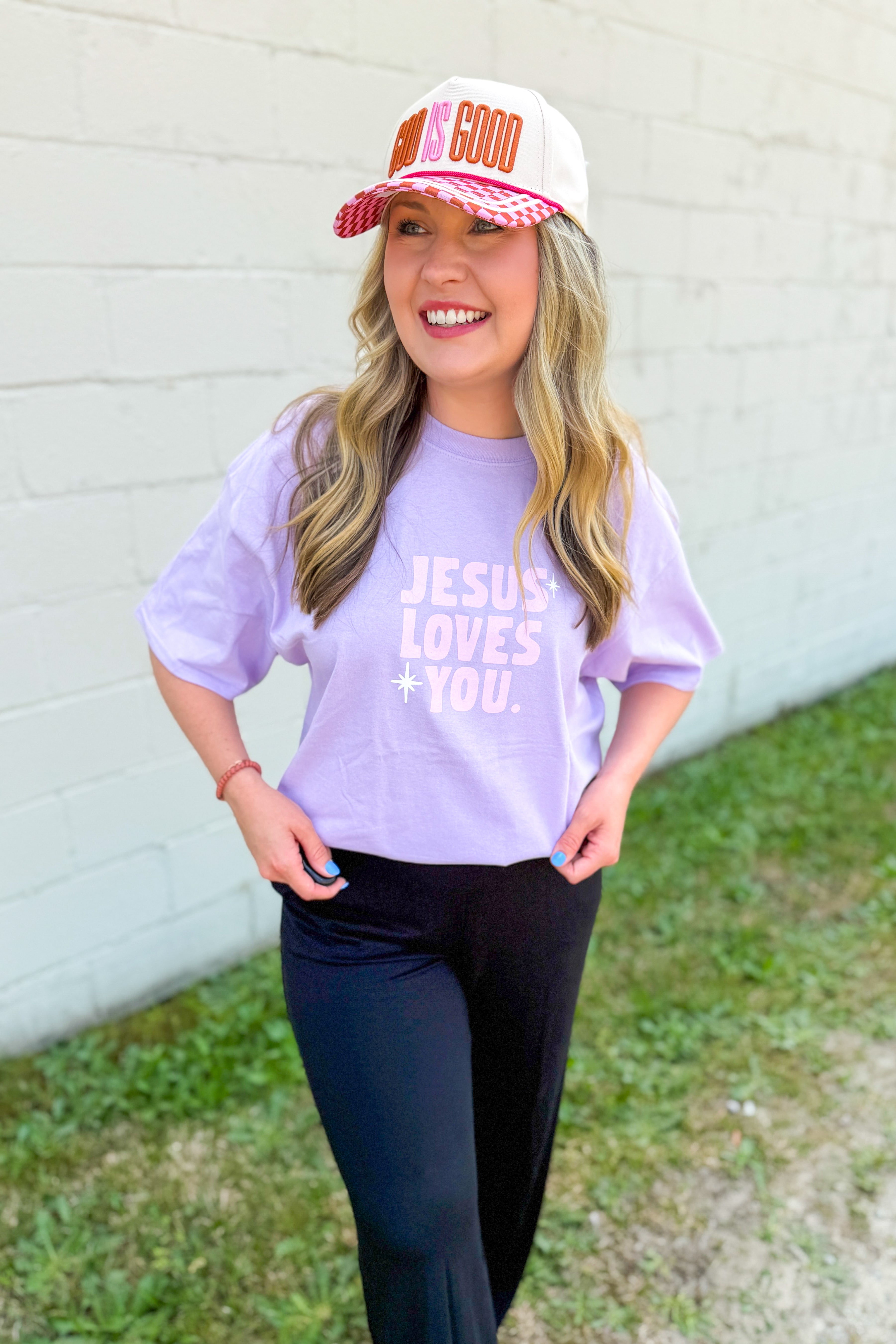 Heaven And Earth Graphic Tee, Lavender