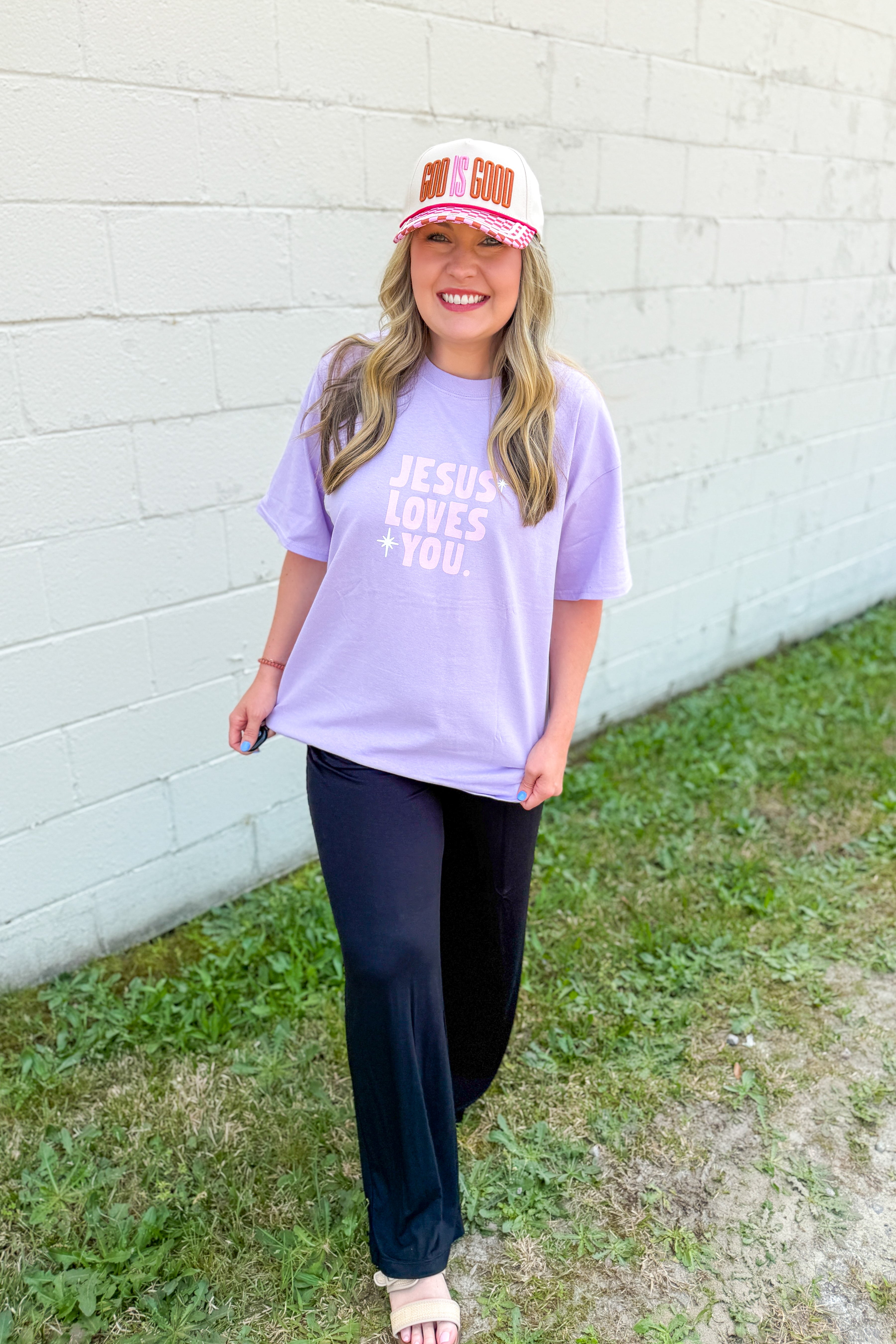 Heaven And Earth Graphic Tee, Lavender