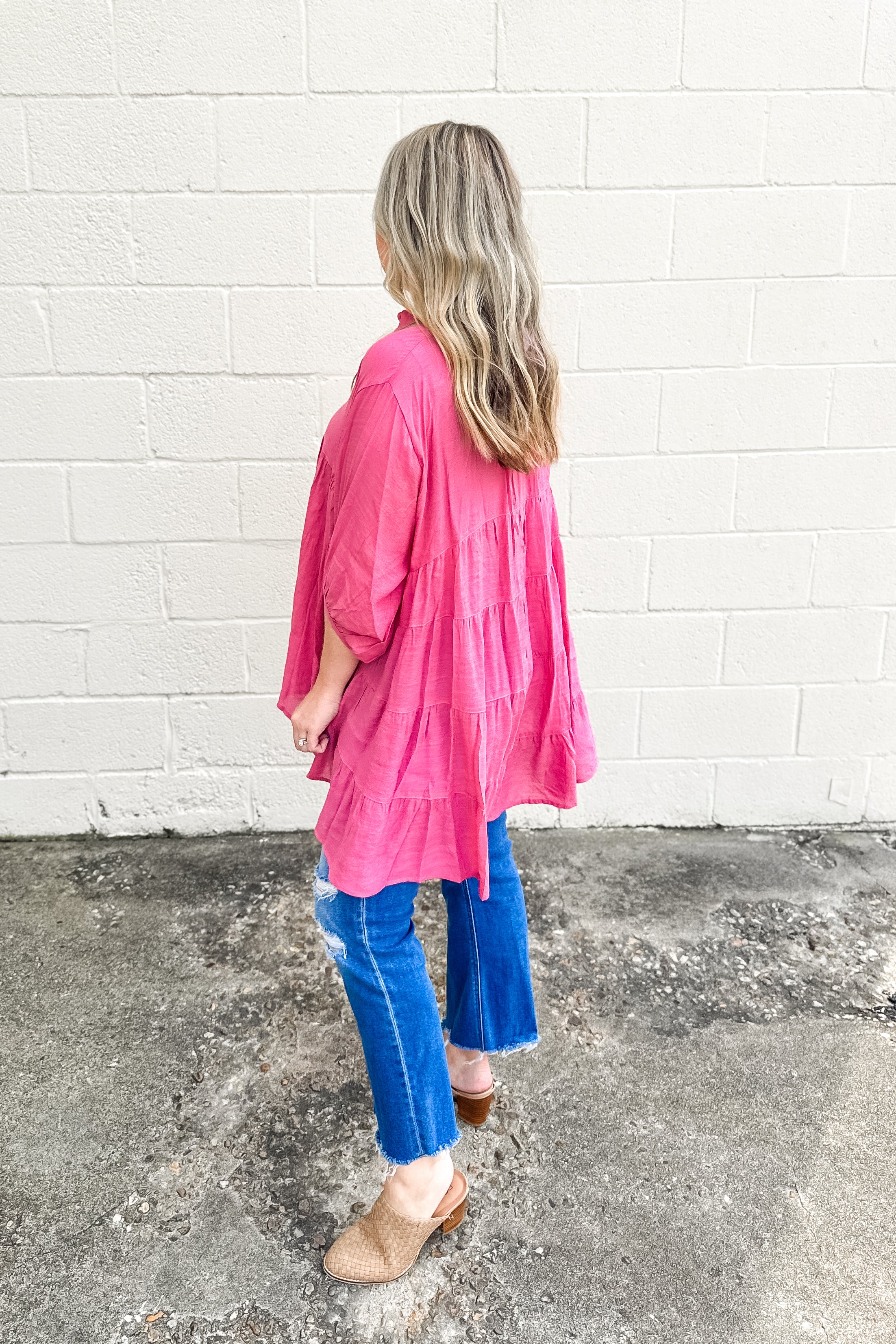 Berry Sweet Button Down Tunic