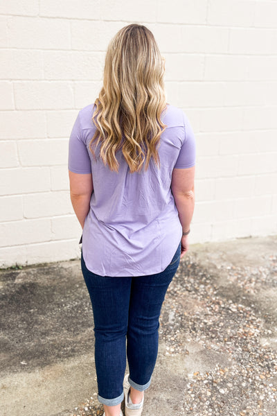 DEAL | Kelsie Top, Dusty Lavender