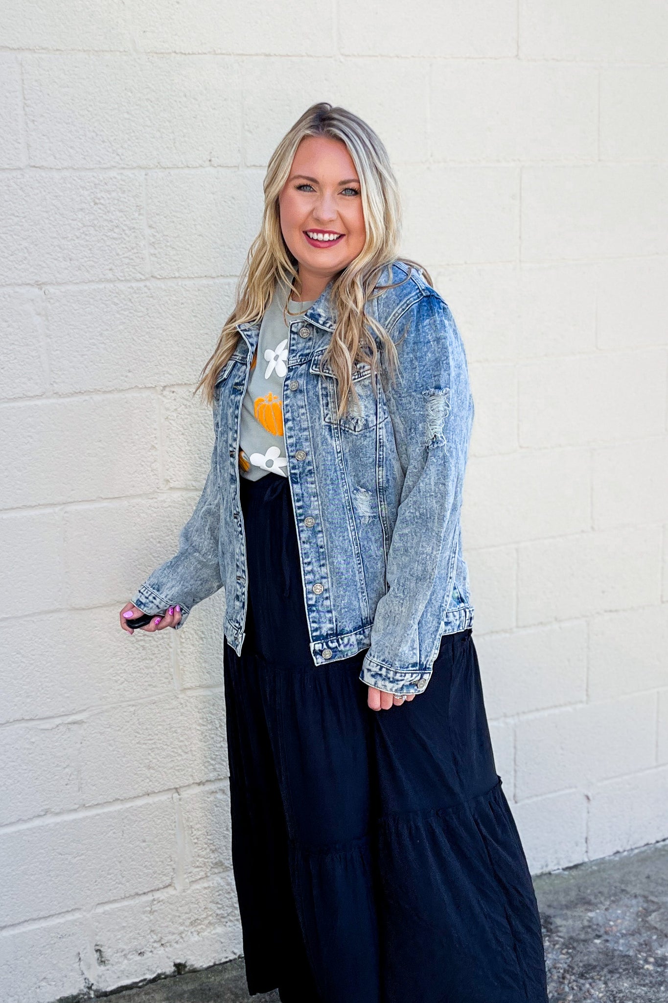 Cannon Distressed Denim Jacket