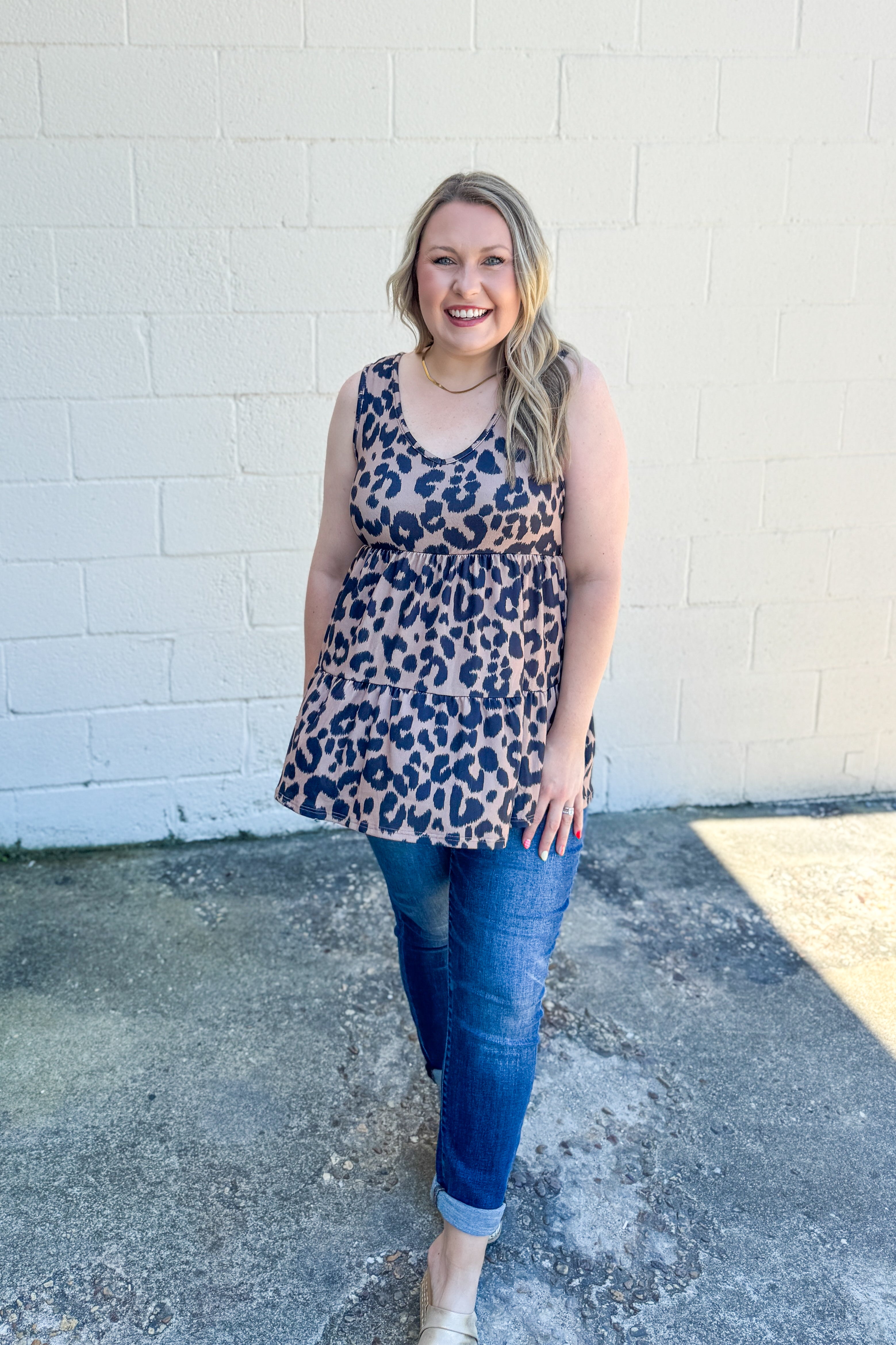 Untamed Heart Leopard Tank Top