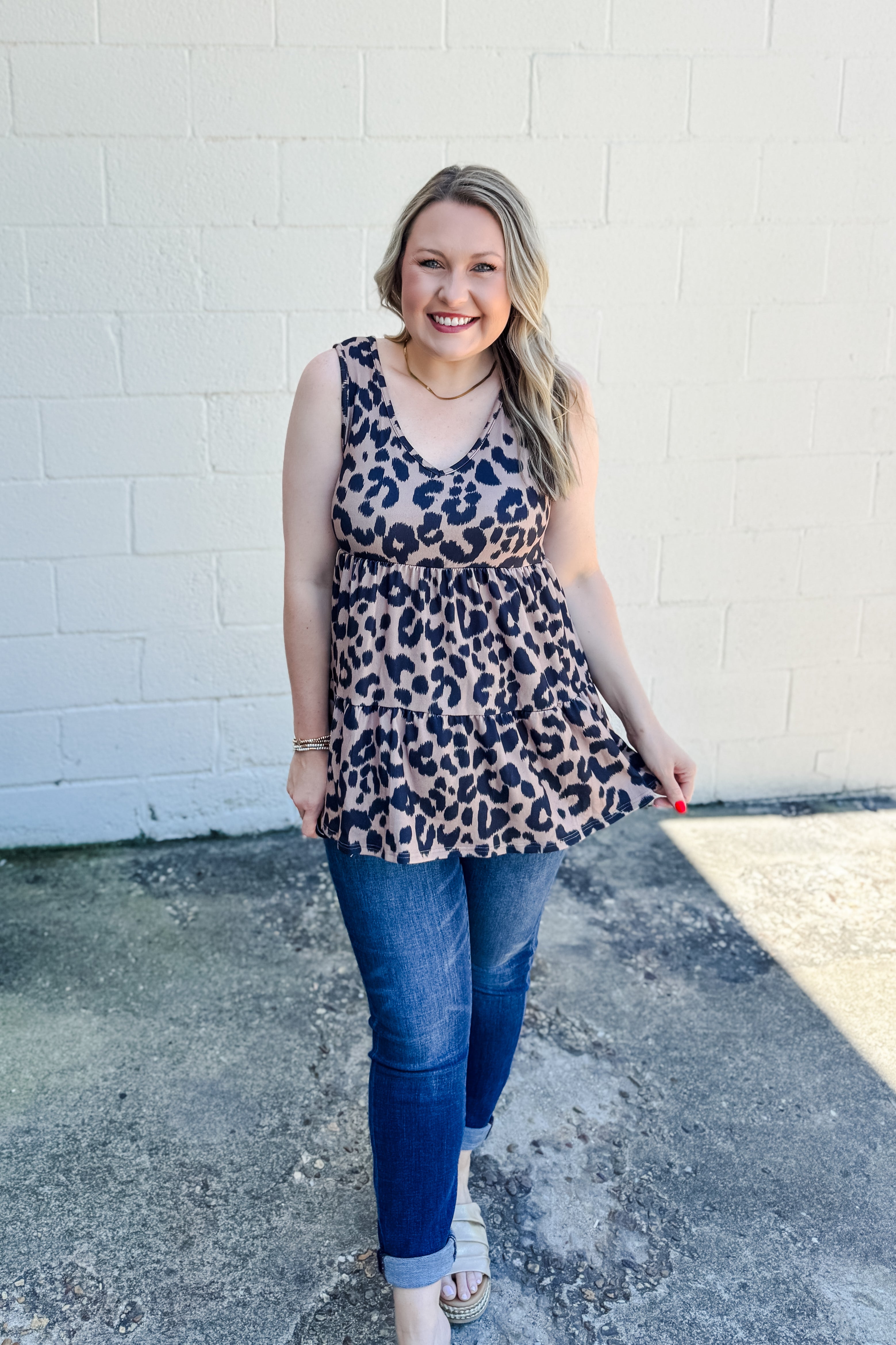 Untamed Heart Leopard Tank Top