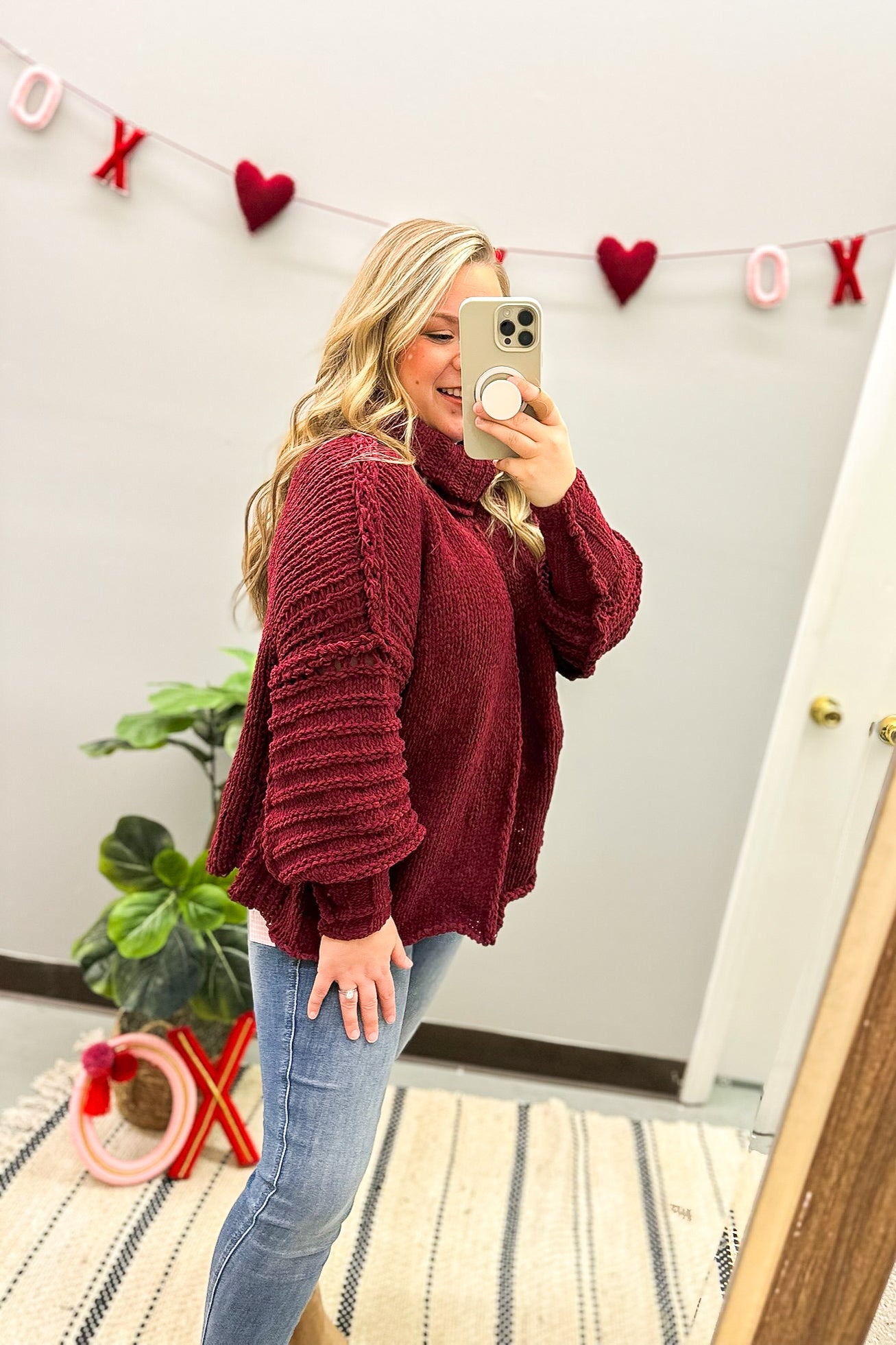 Wine and Dine Me Cowl Neck Sweater