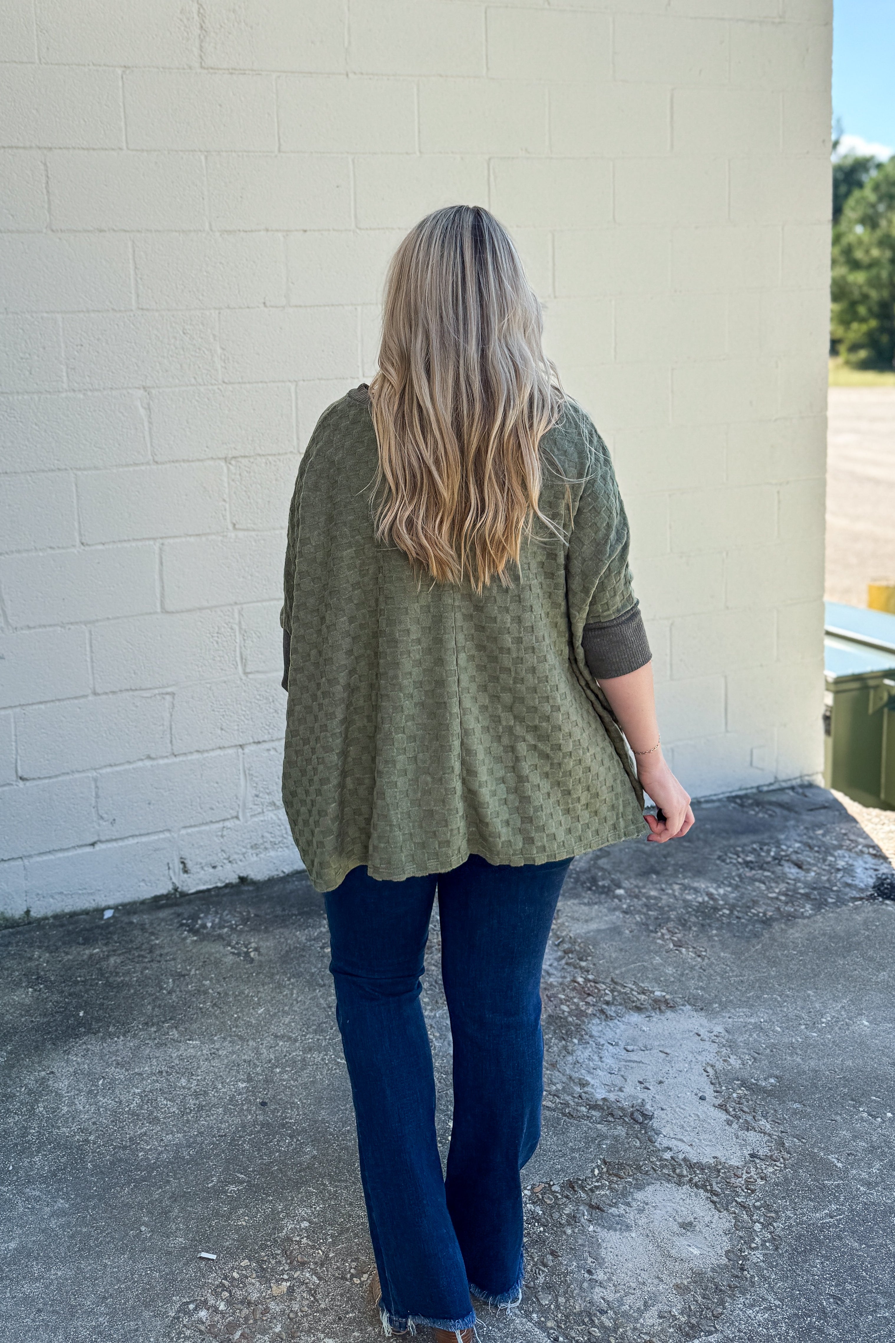 Checks and Balances Dolman Top