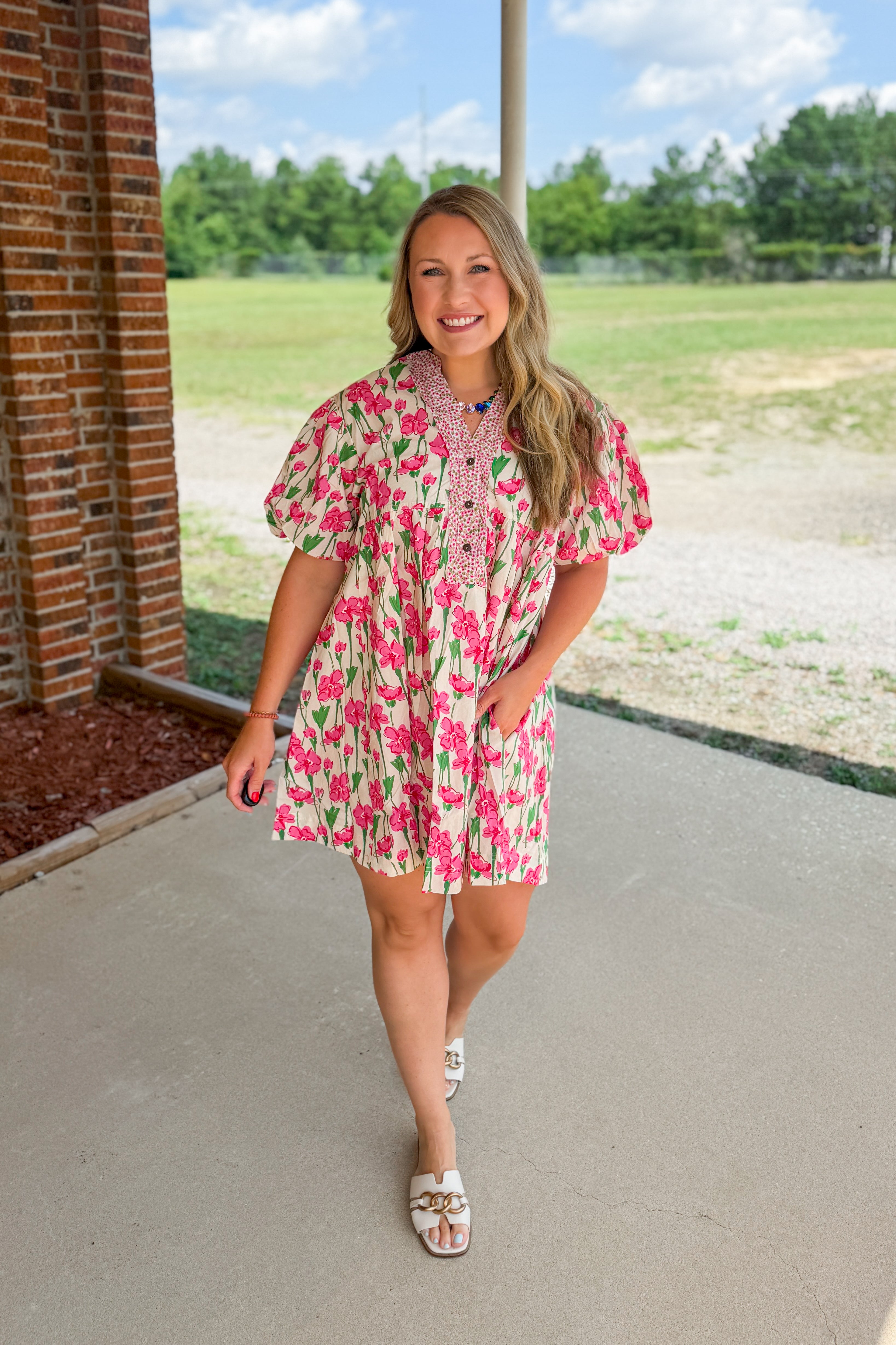 Garden Party Babydoll Dress