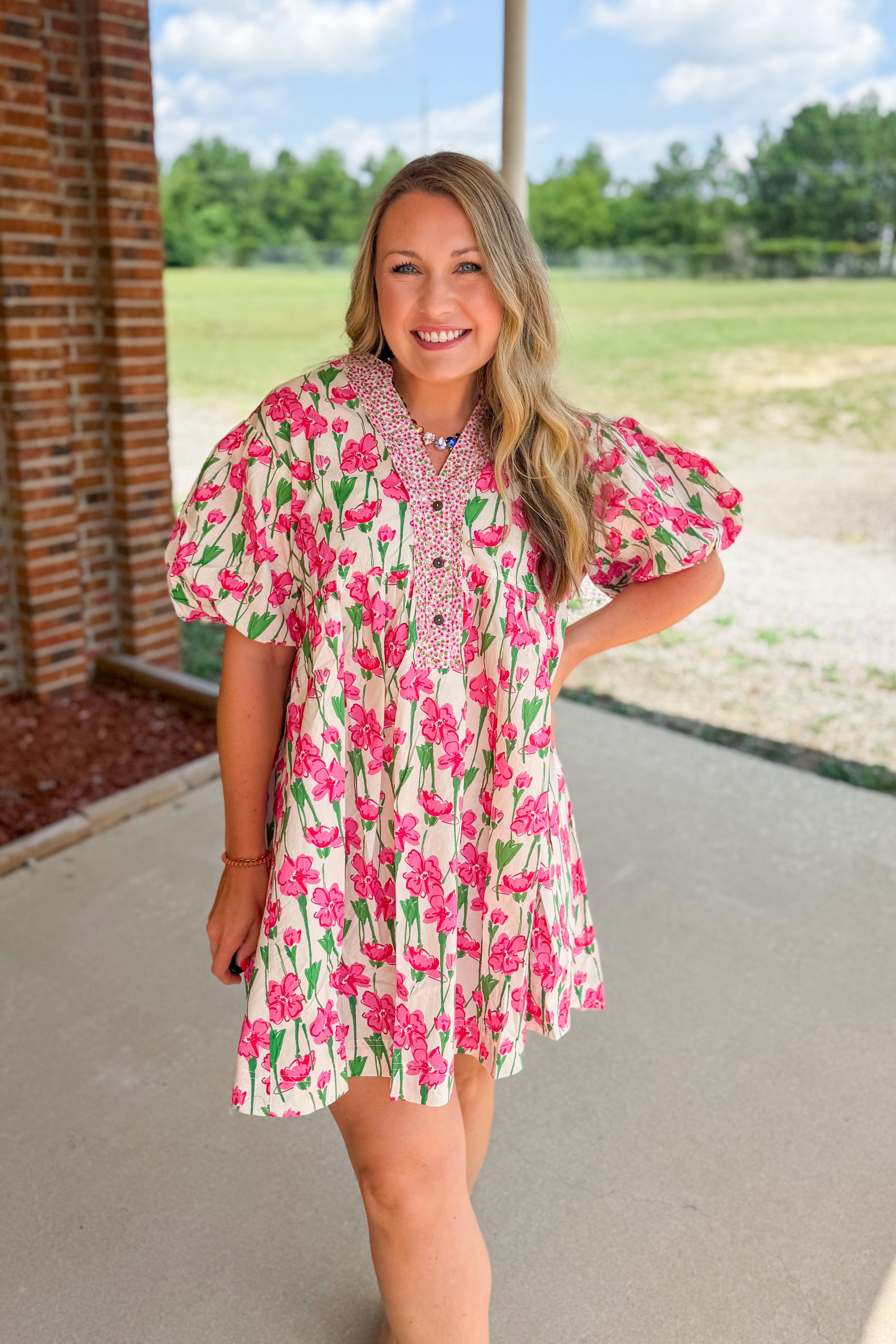 Garden Party Babydoll Dress