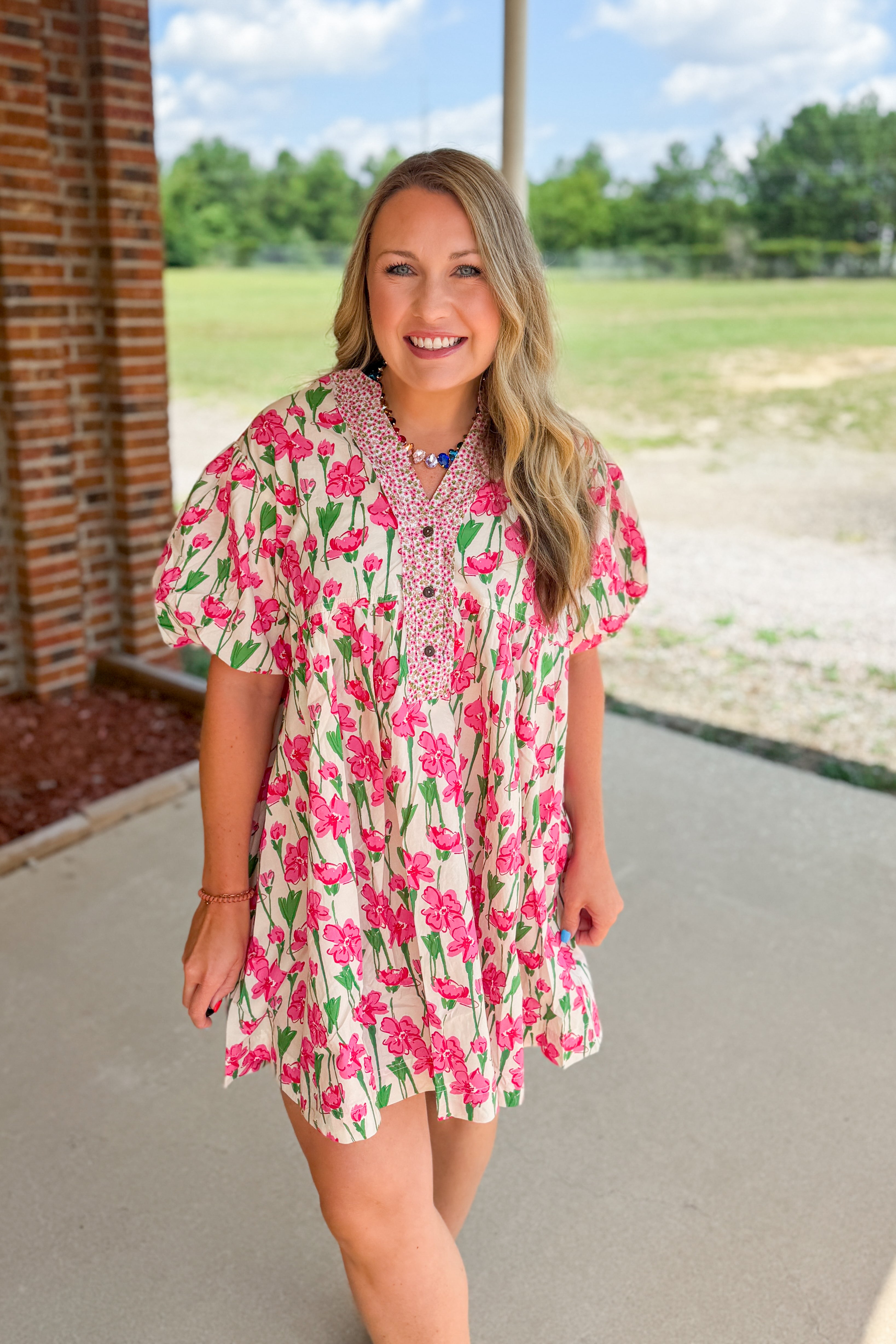 Garden Party Babydoll Dress