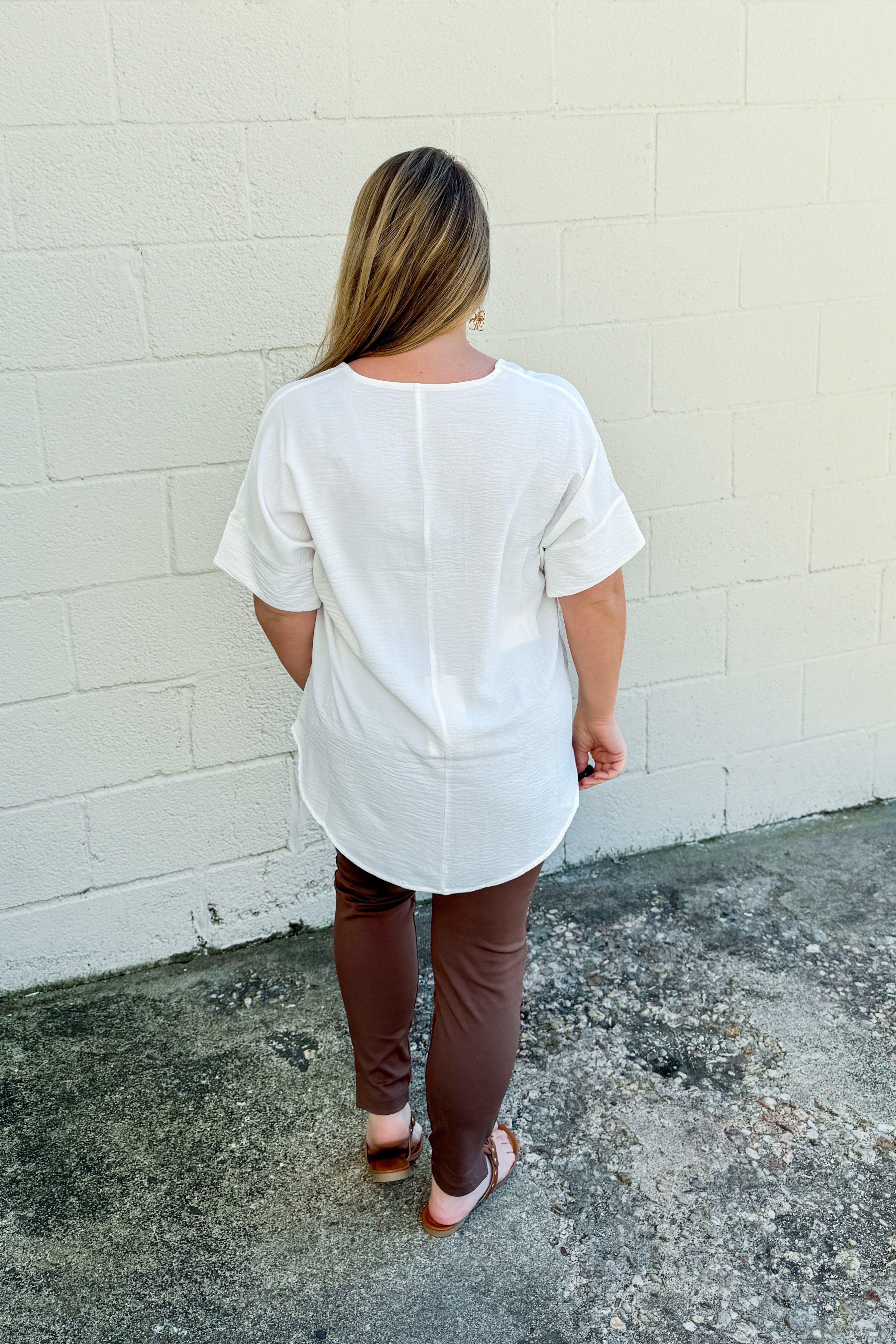 Gracie Top, Off White