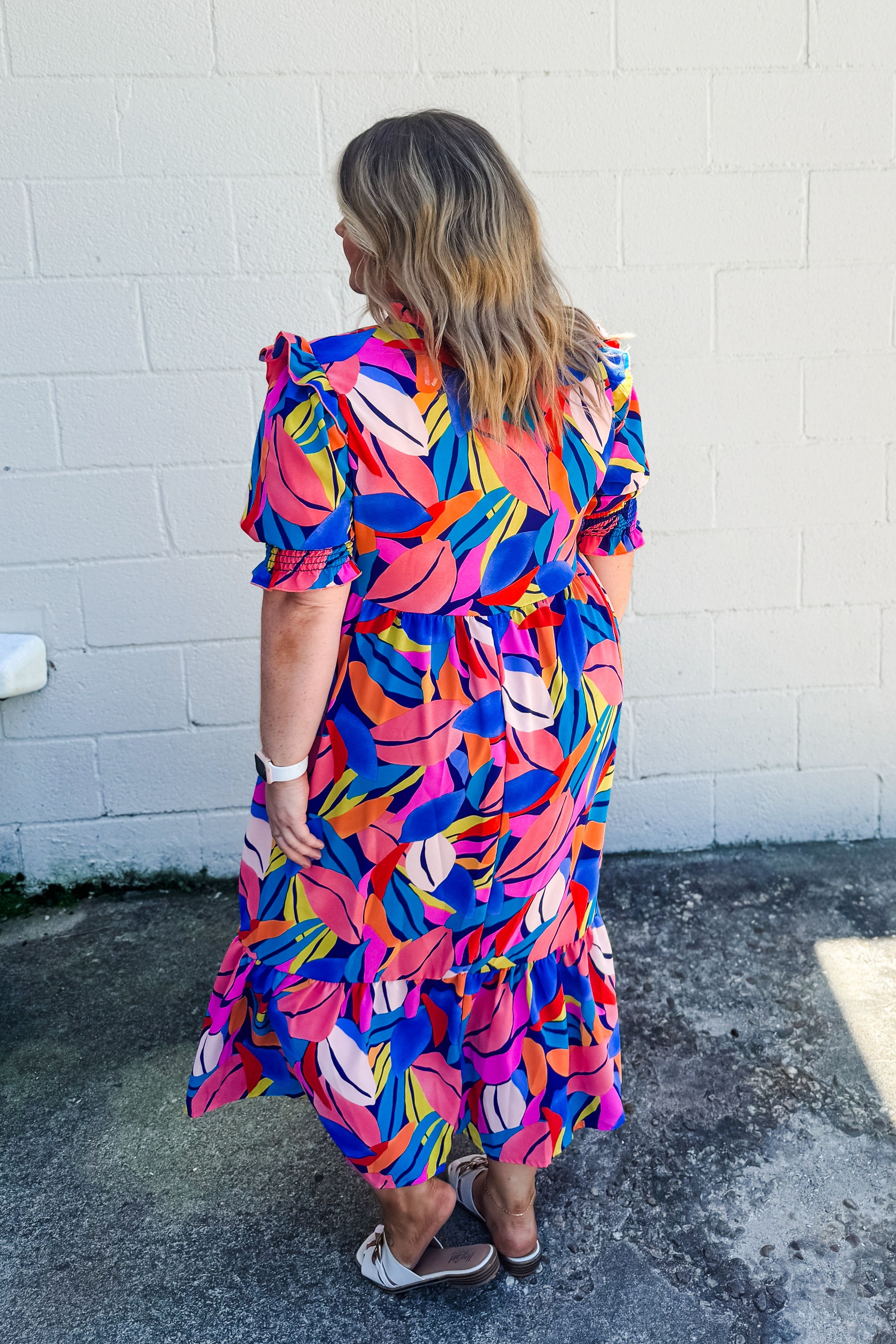Petal Perfect Floral Midi Dress