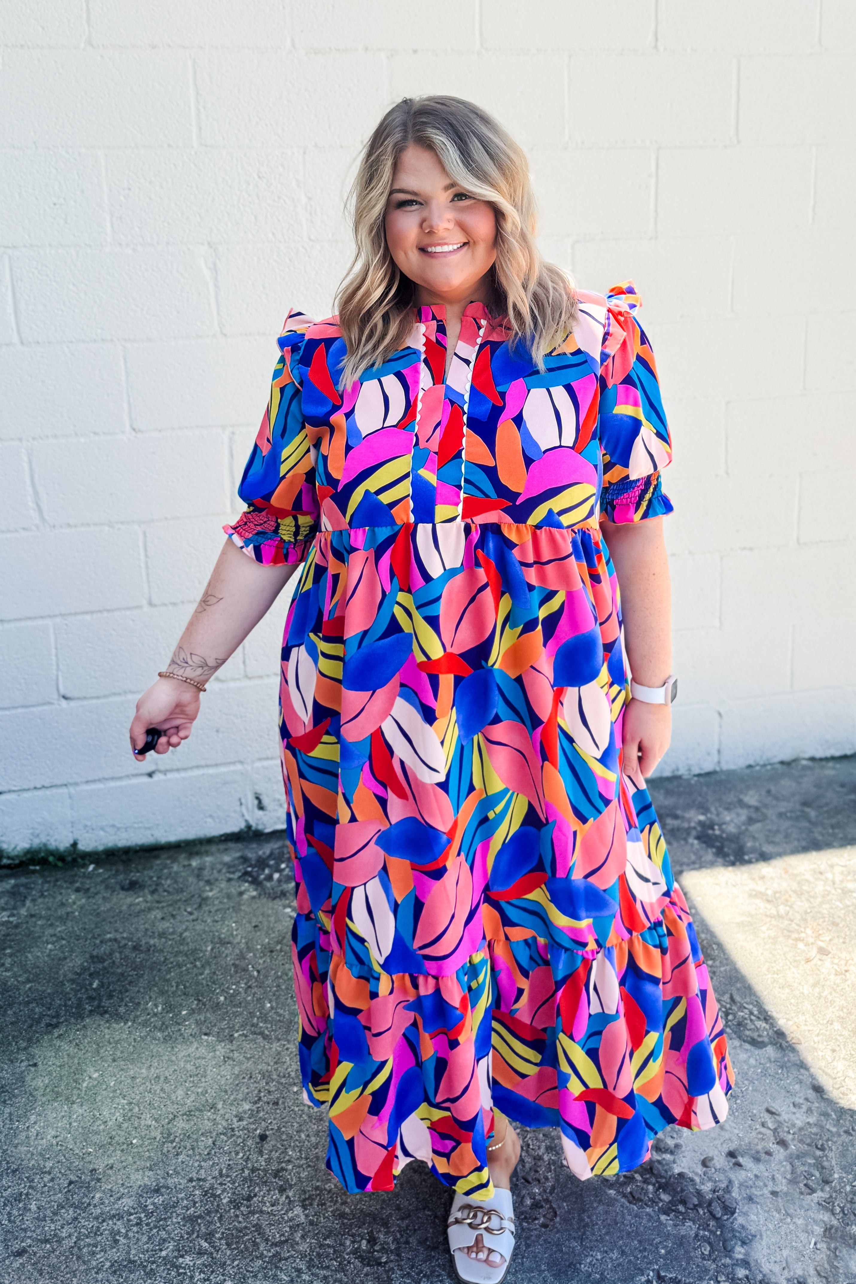 Petal Perfect Floral Midi Dress