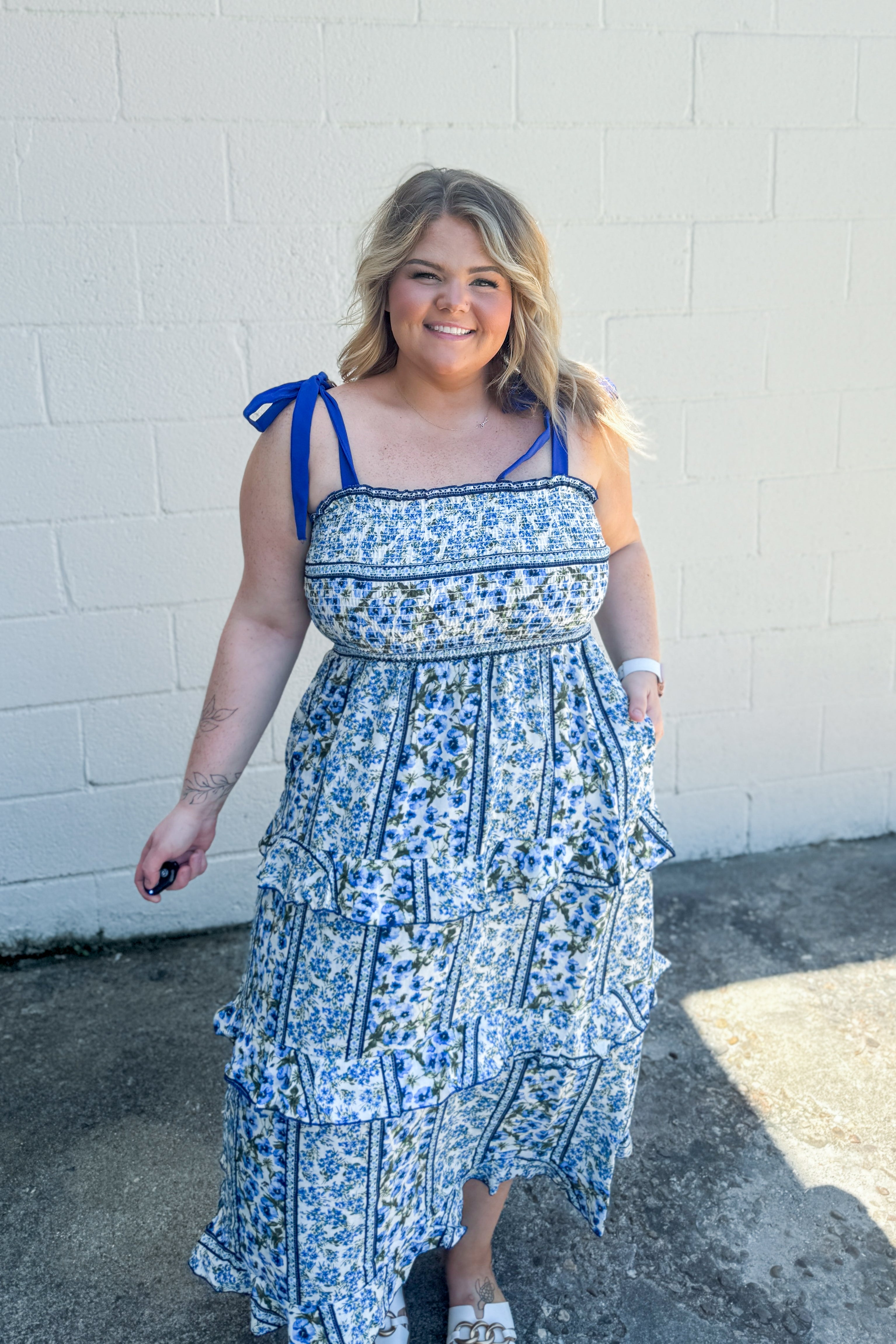 Summer Spark Floral Maxi Dress