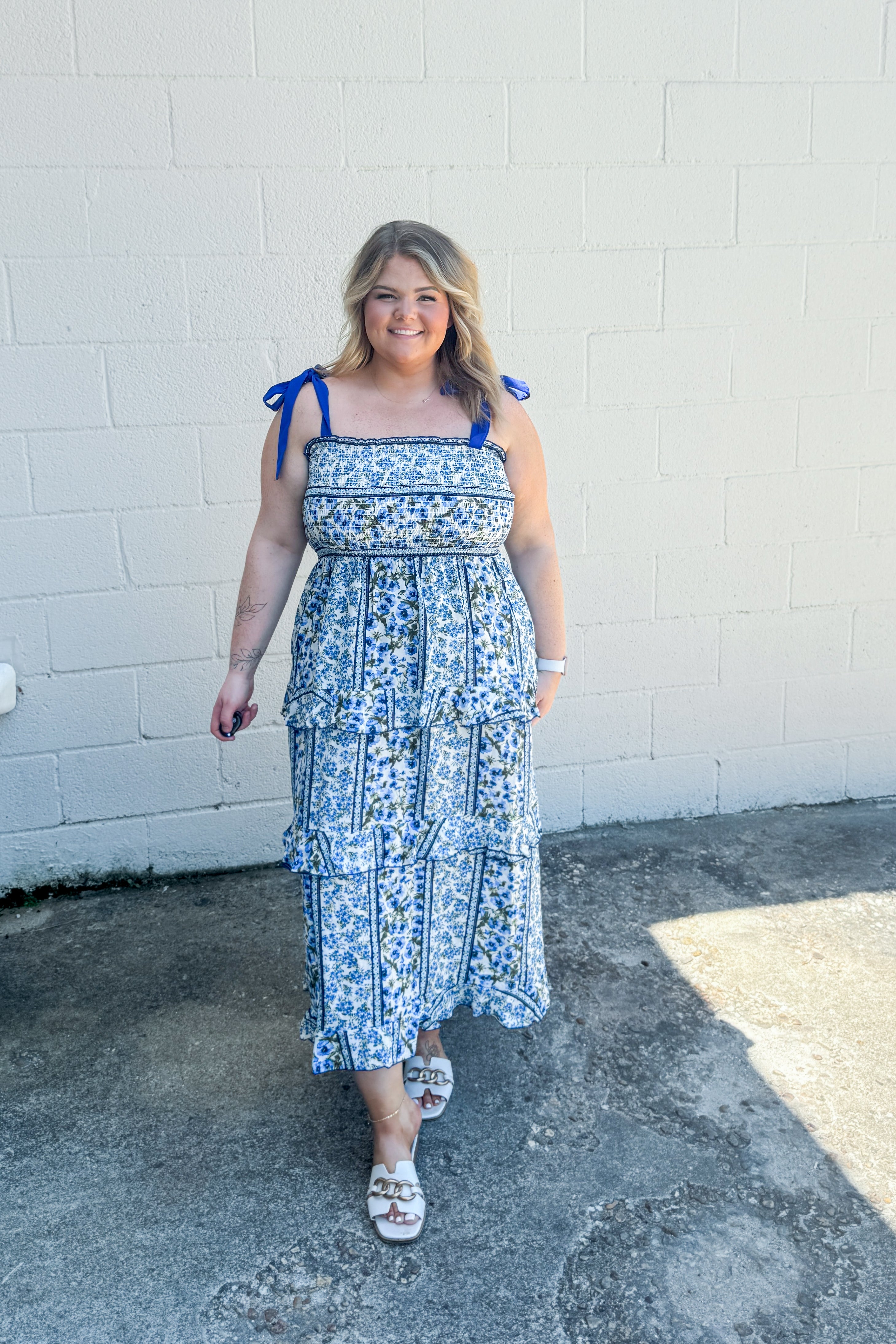 Summer Spark Floral Maxi Dress