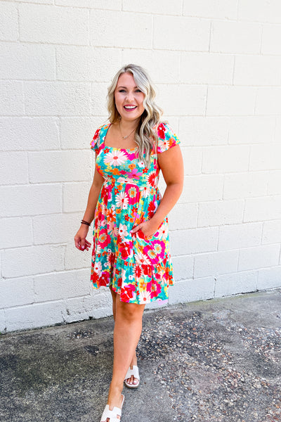 Ticket To Ride Floral Dress