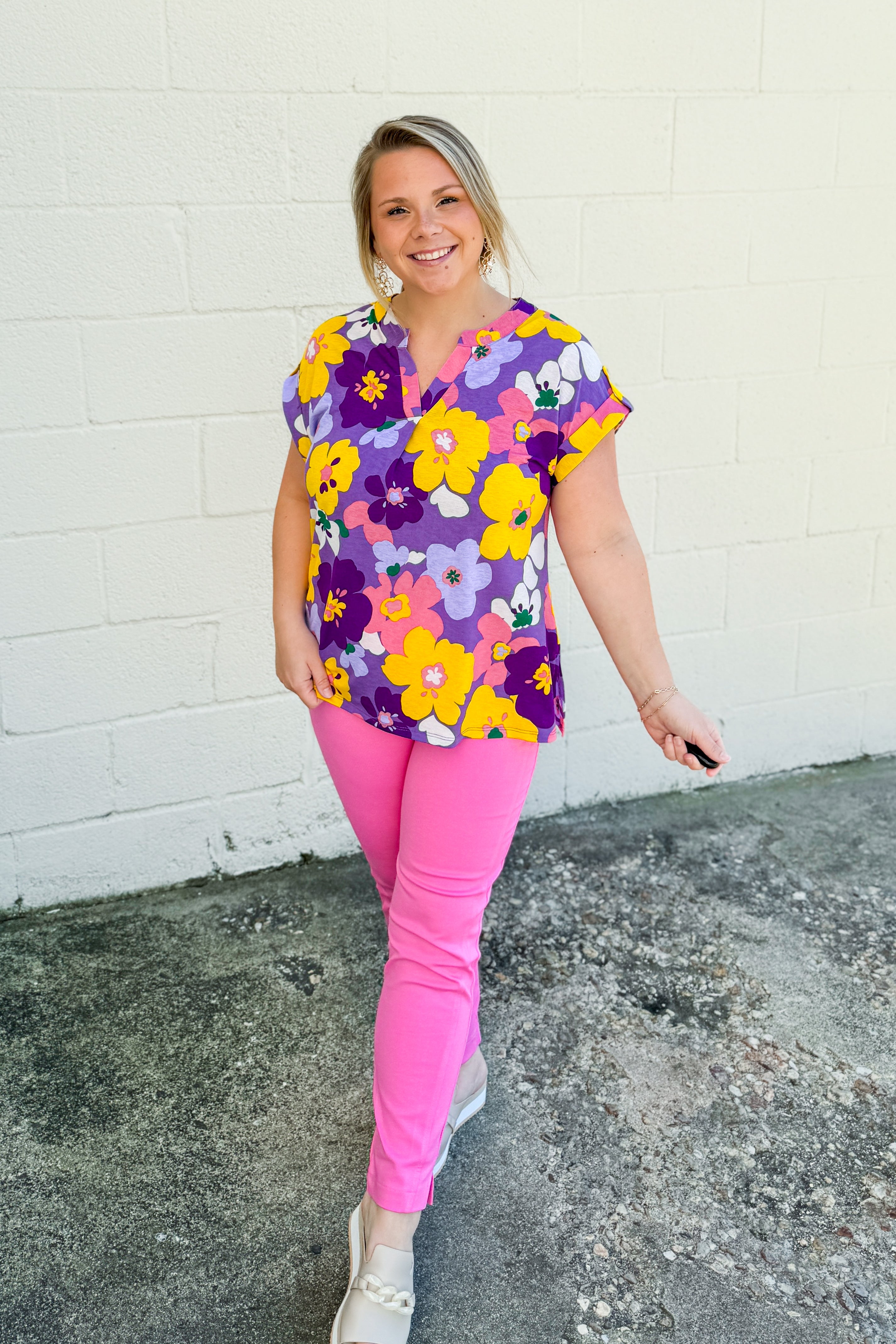 Standing Out Floral Top