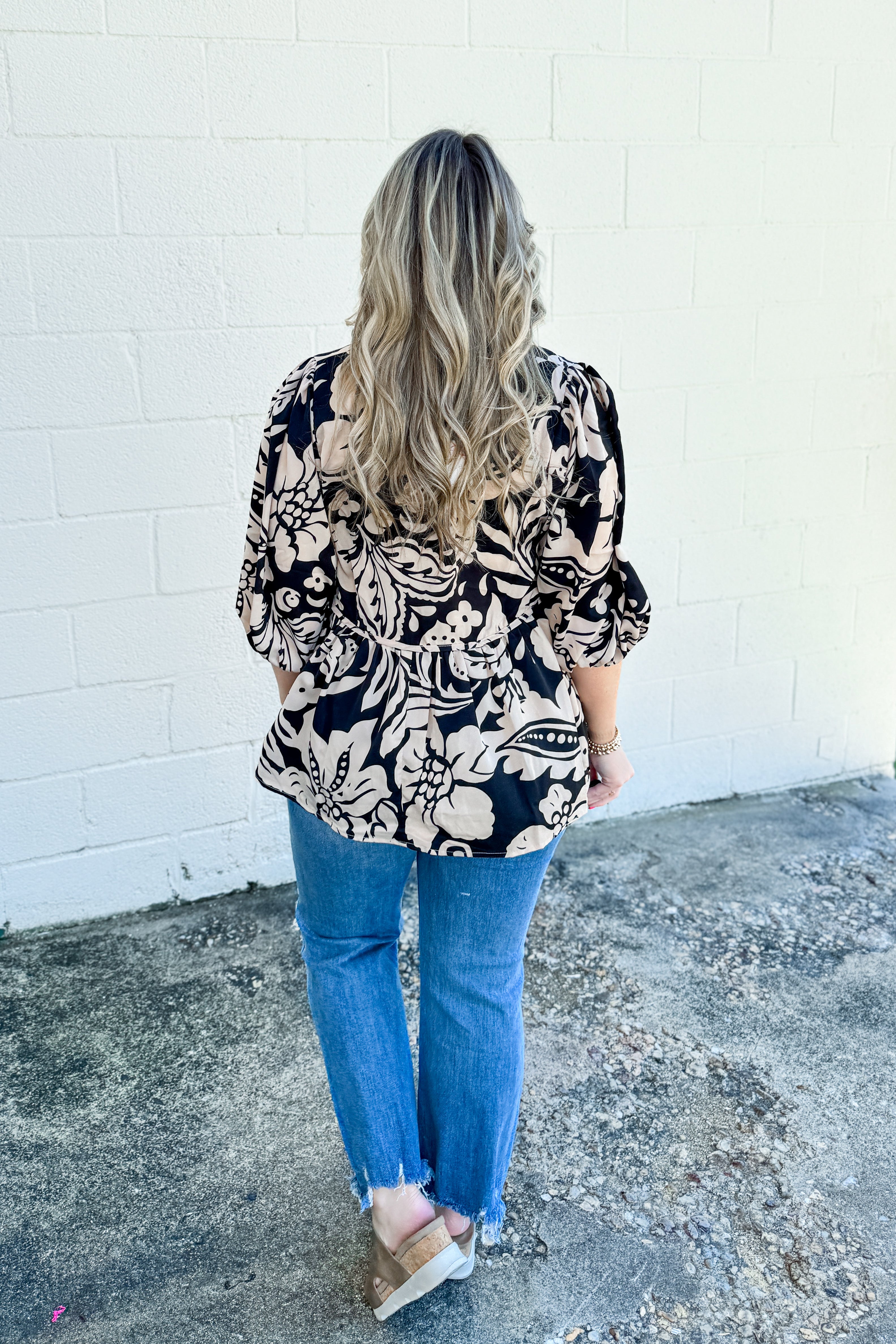 The Perfect Path Peplum Top