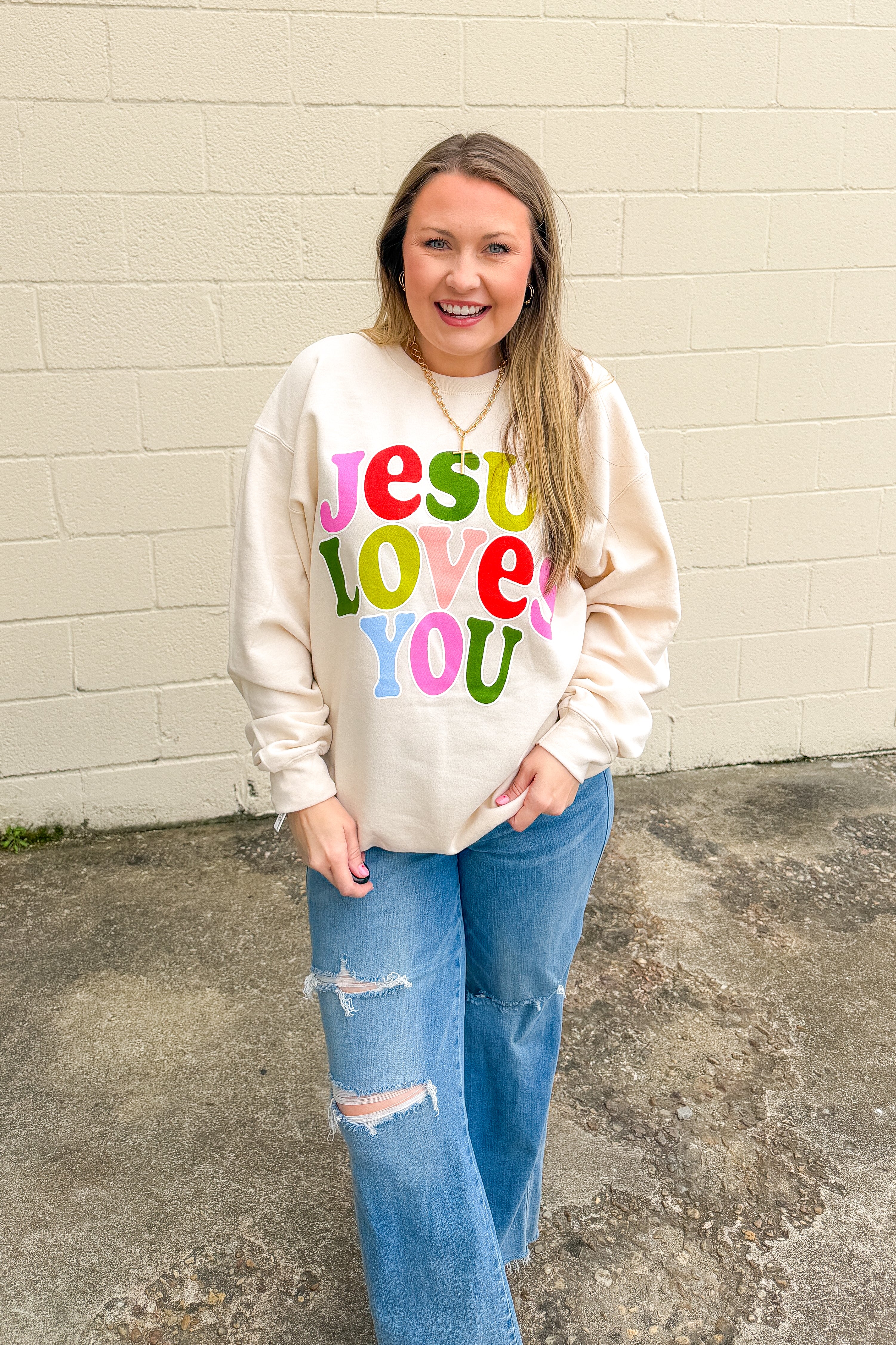 Jesus Loves You Sweatshirt