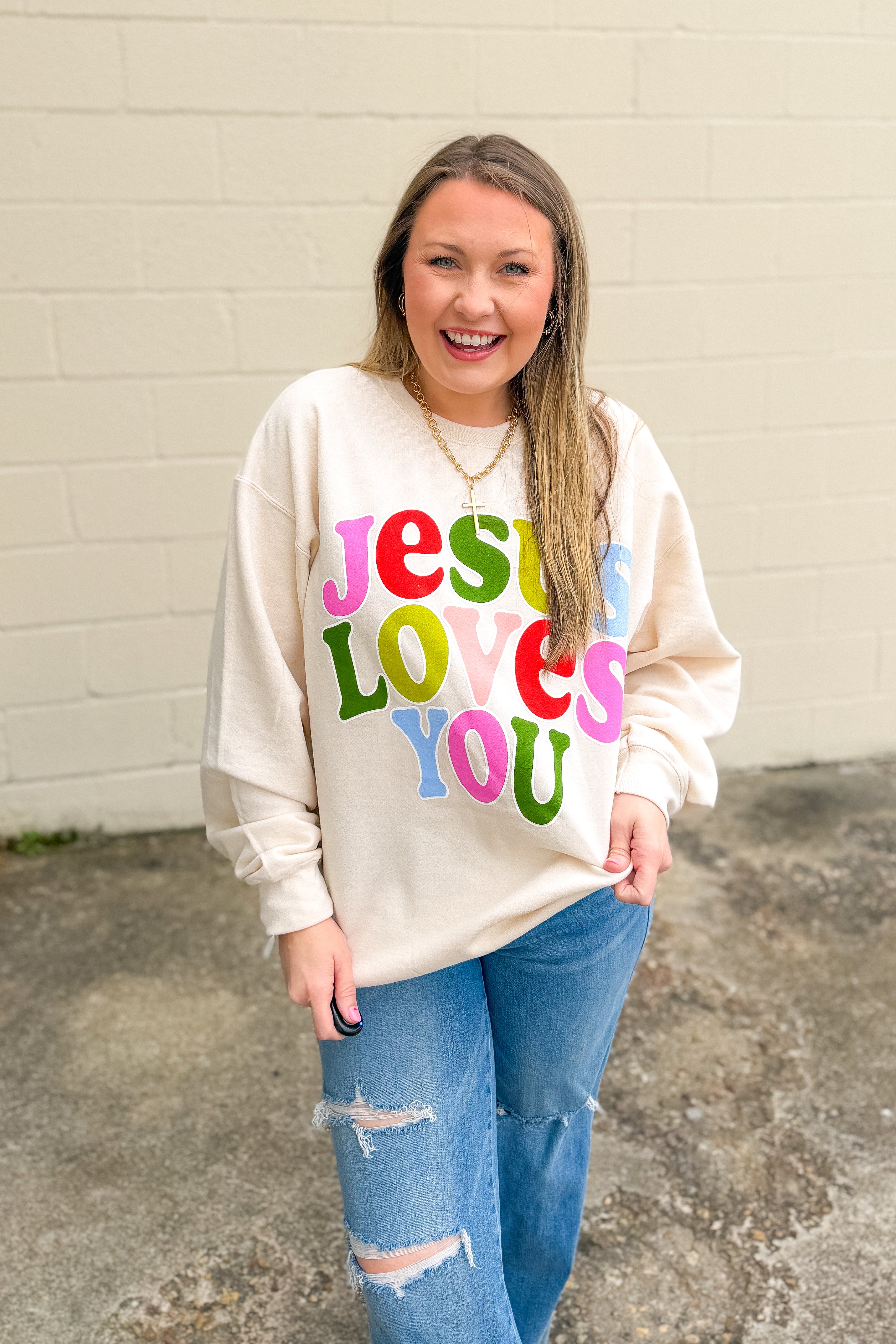Jesus Loves You Sweatshirt
