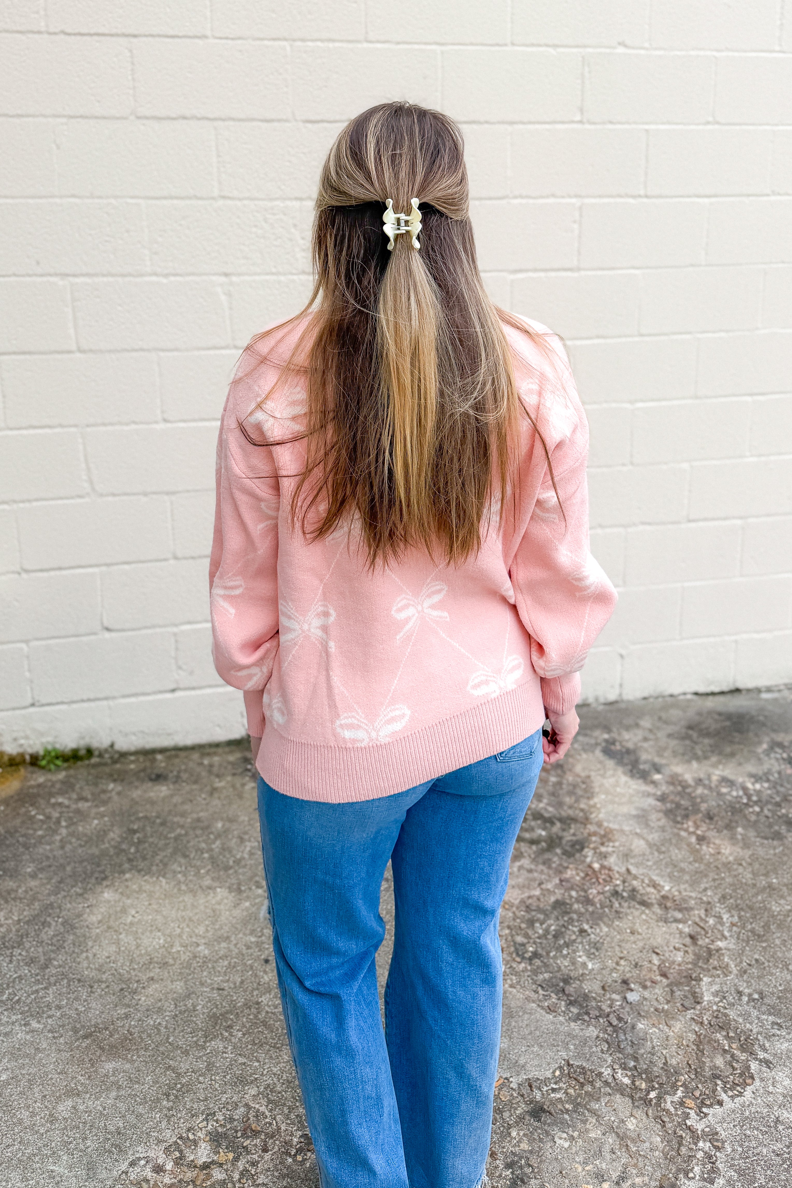 Bow-Tied Cozy Sweater