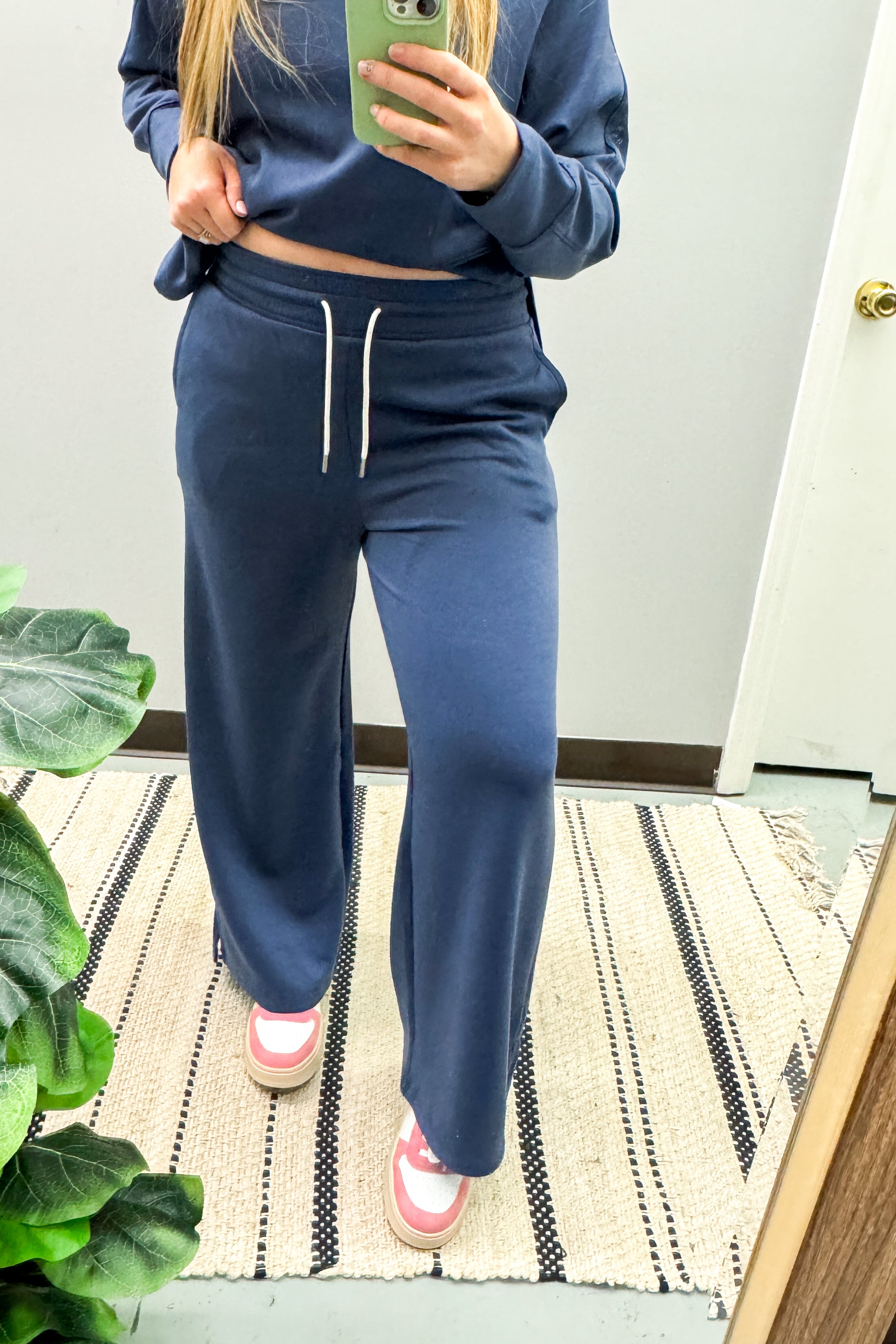 Good To Go Lounge Luxe Pants, Blue Indigo