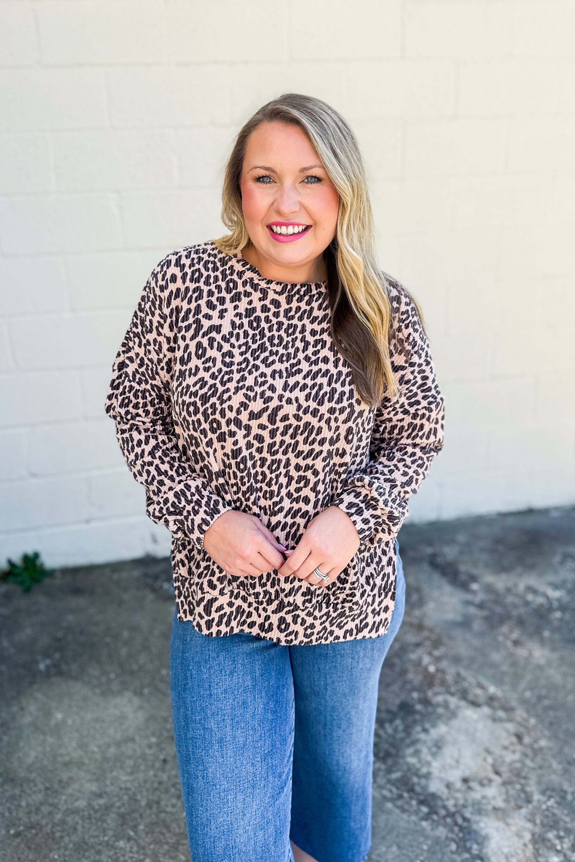Wild Side Leopard Pullover Top