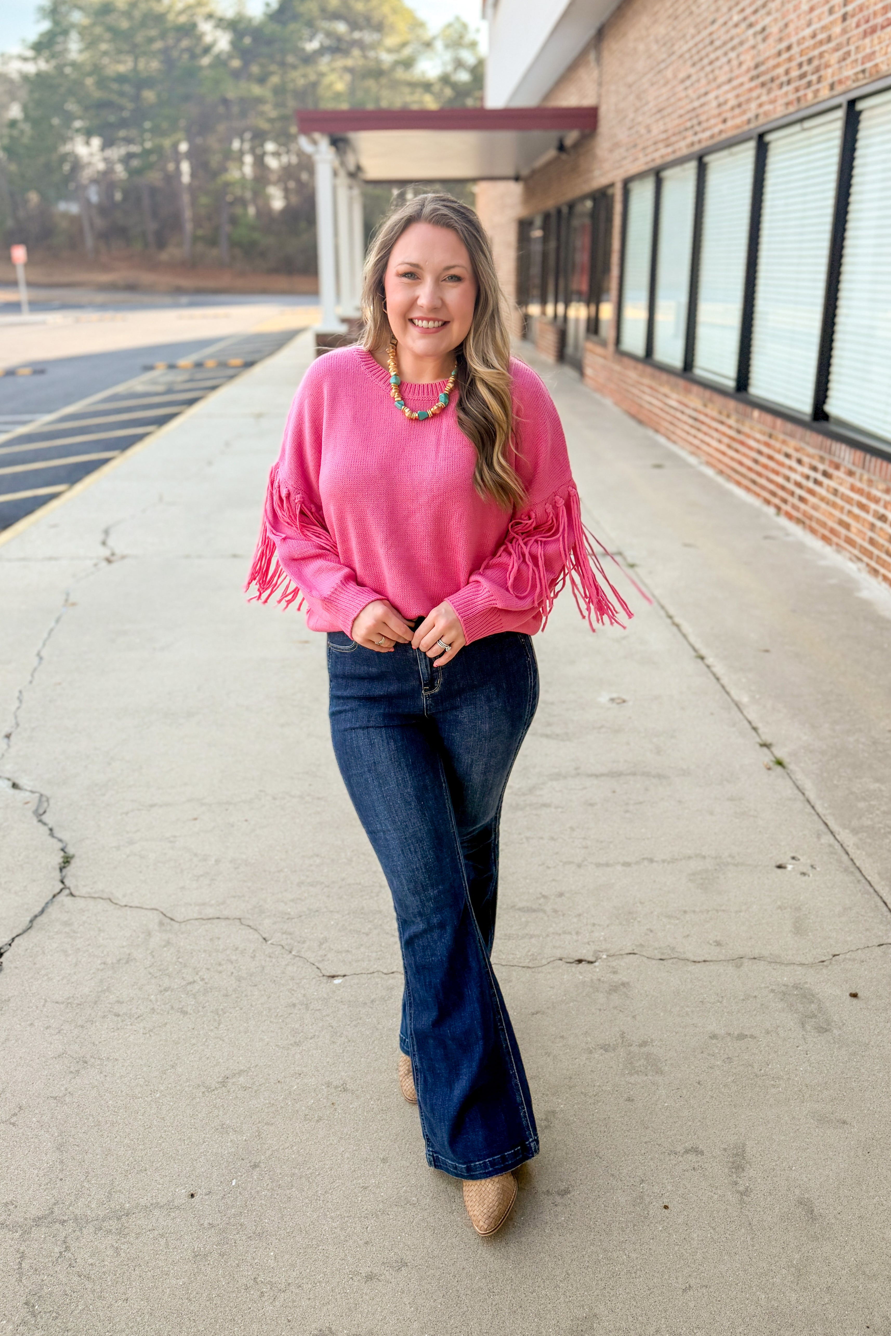 Fun & Flirty Fringe Sweater