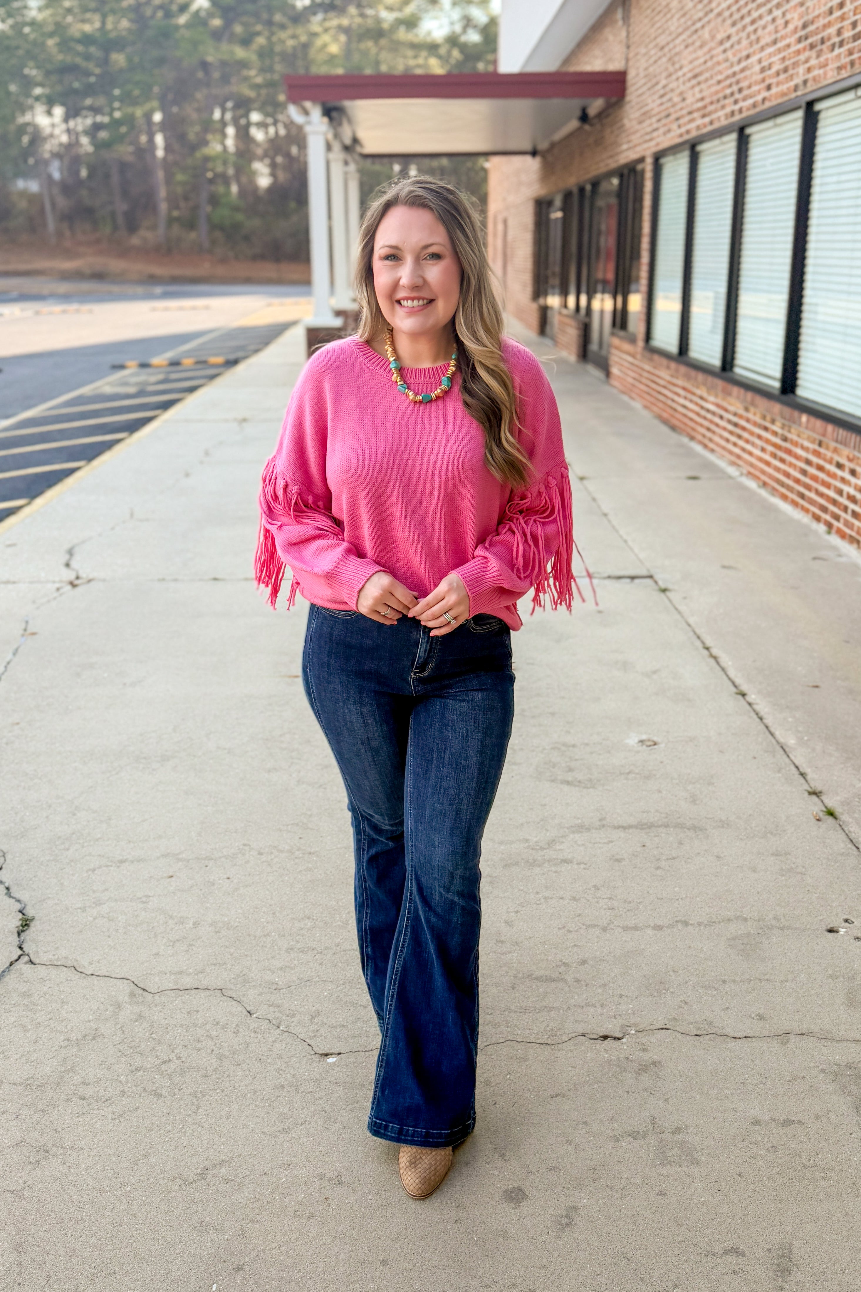 Fun & Flirty Fringe Sweater