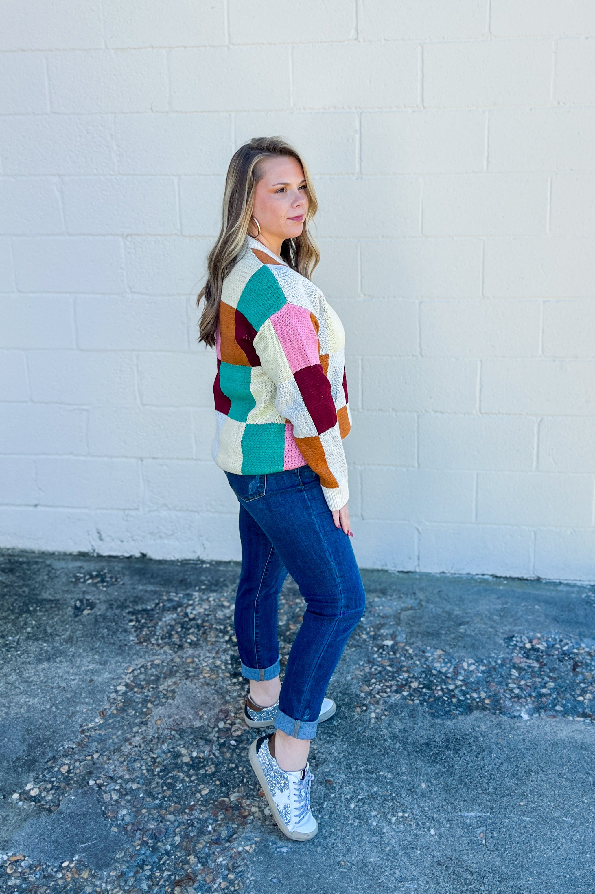 Lovely Perfection Color Block Sweater