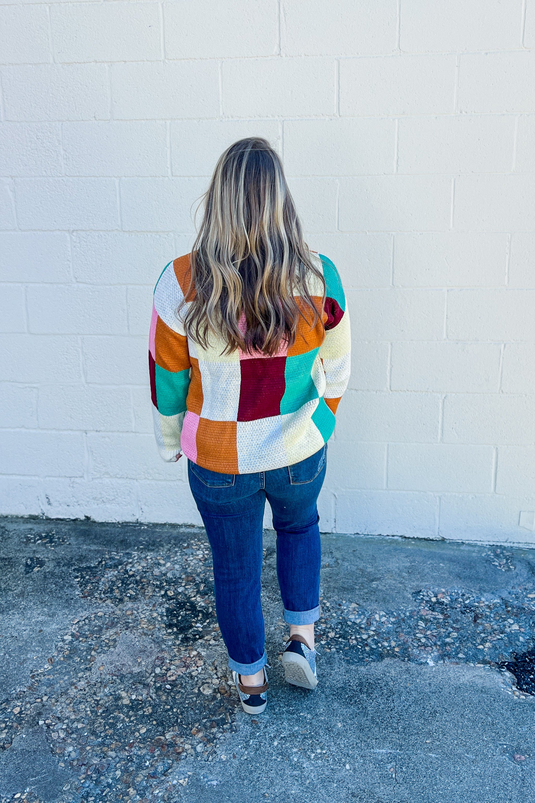 Lovely Perfection Color Block Sweater