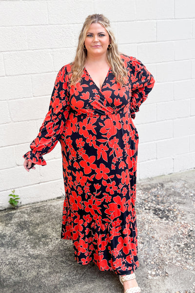 Loud and Clear Floral Maxi Dress
