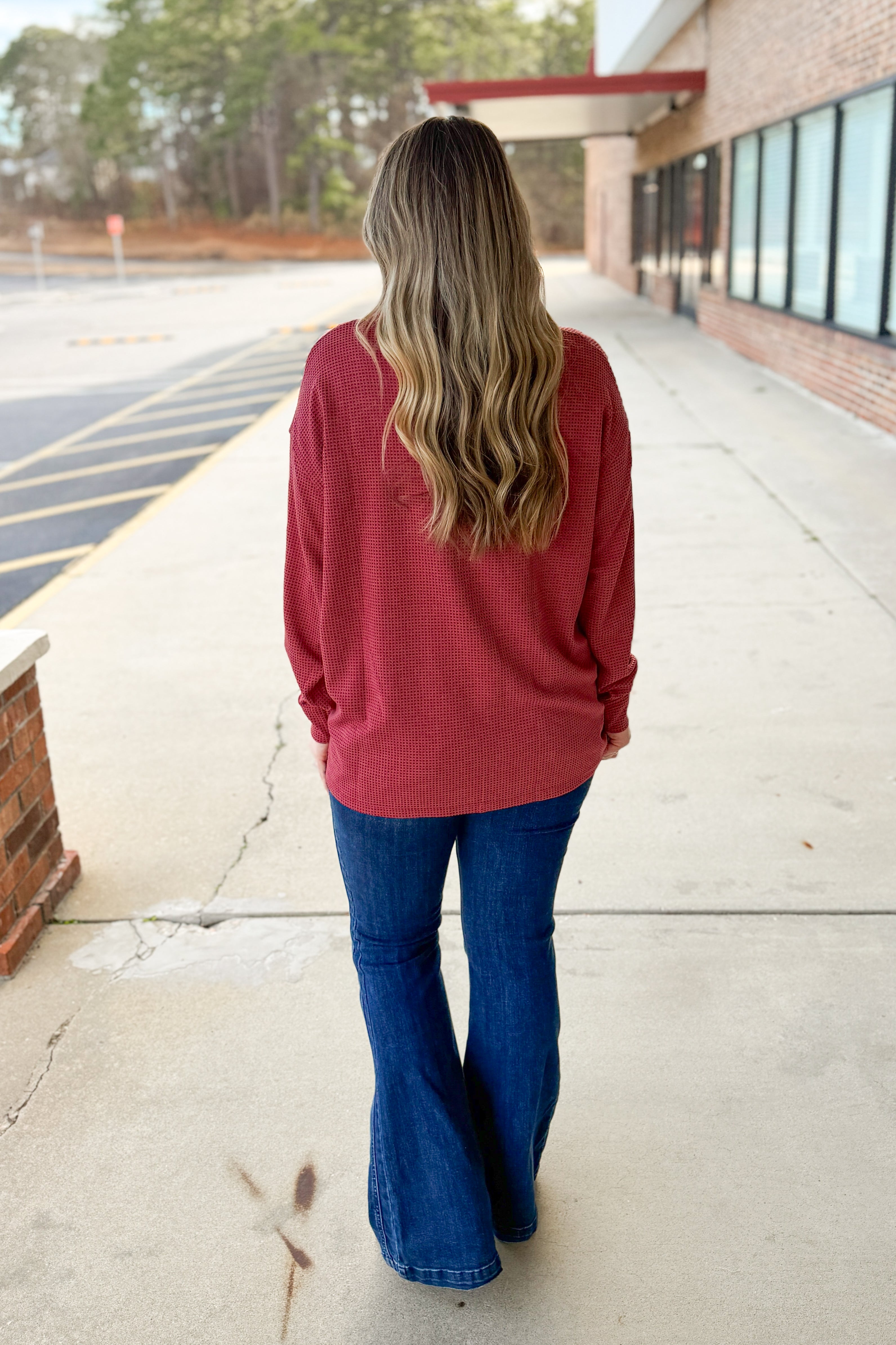 The Perfect Layer Cardigan Top, Wine