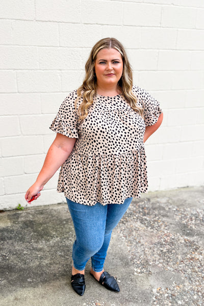 RESTOCK | Just Like That Spotted Tiered Top
