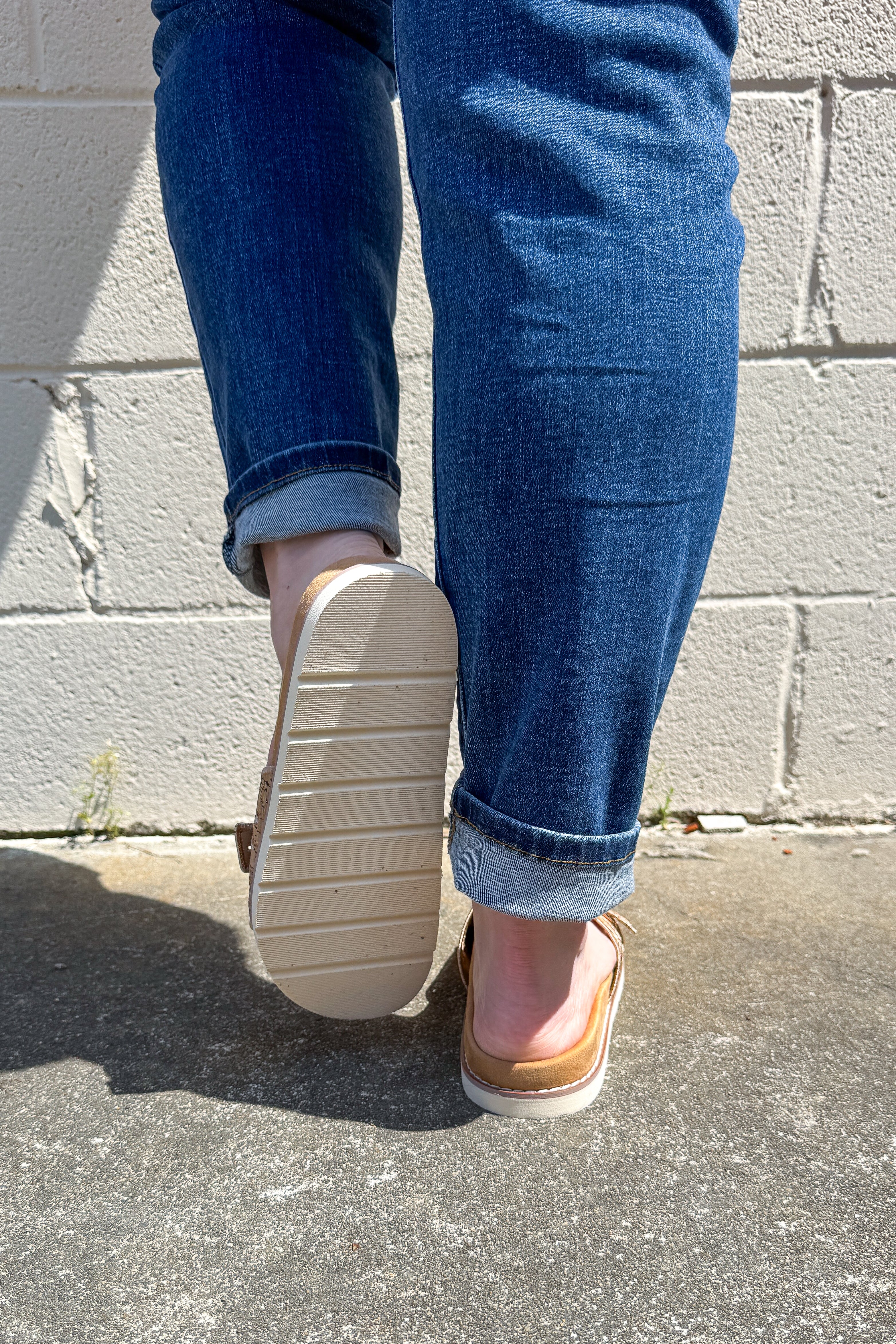 Corkys Slid In My DM Floral Embroidered Sandal, Cork Sew