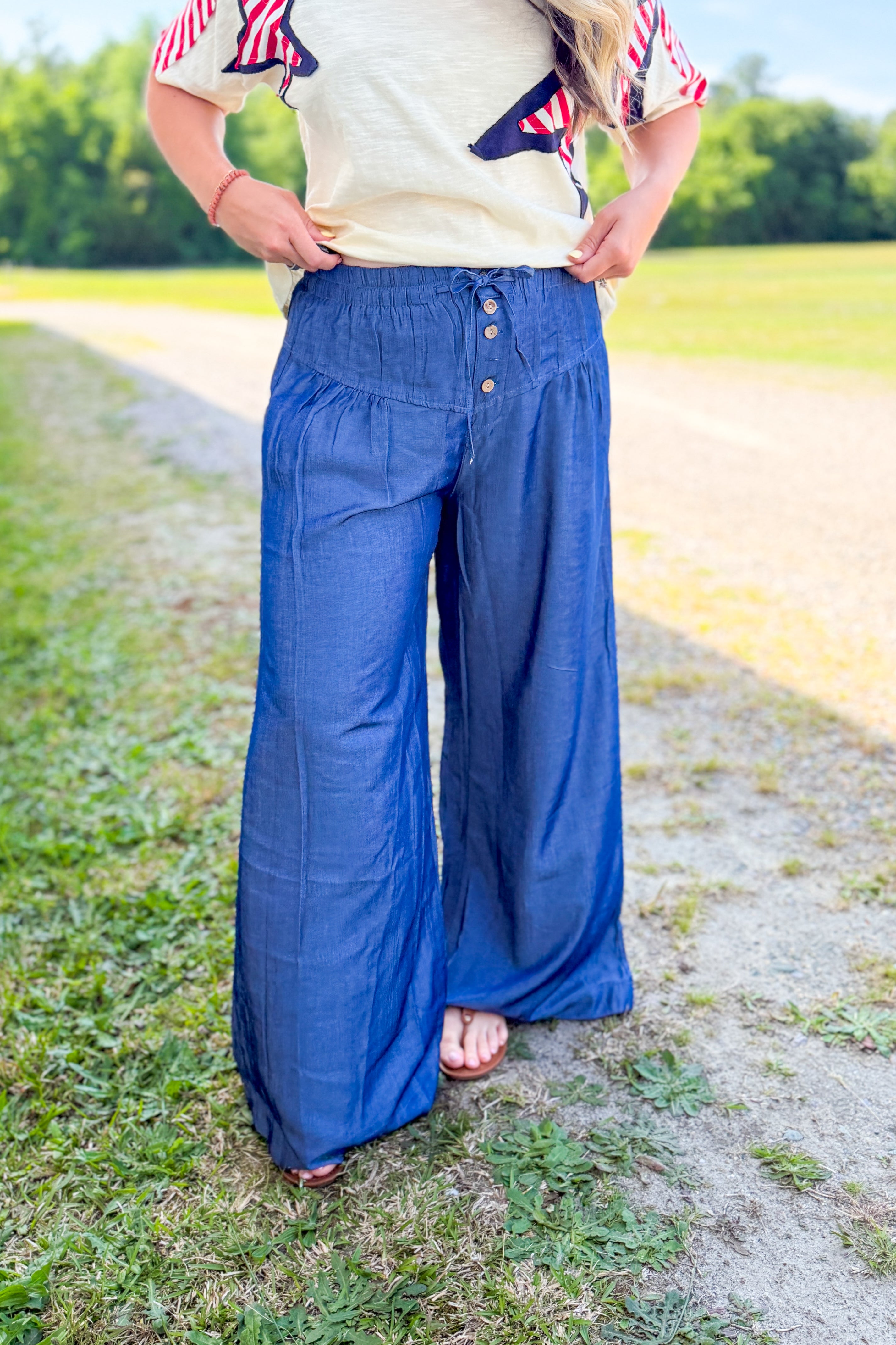 Relaxed Rhythm Wide Leg Pants