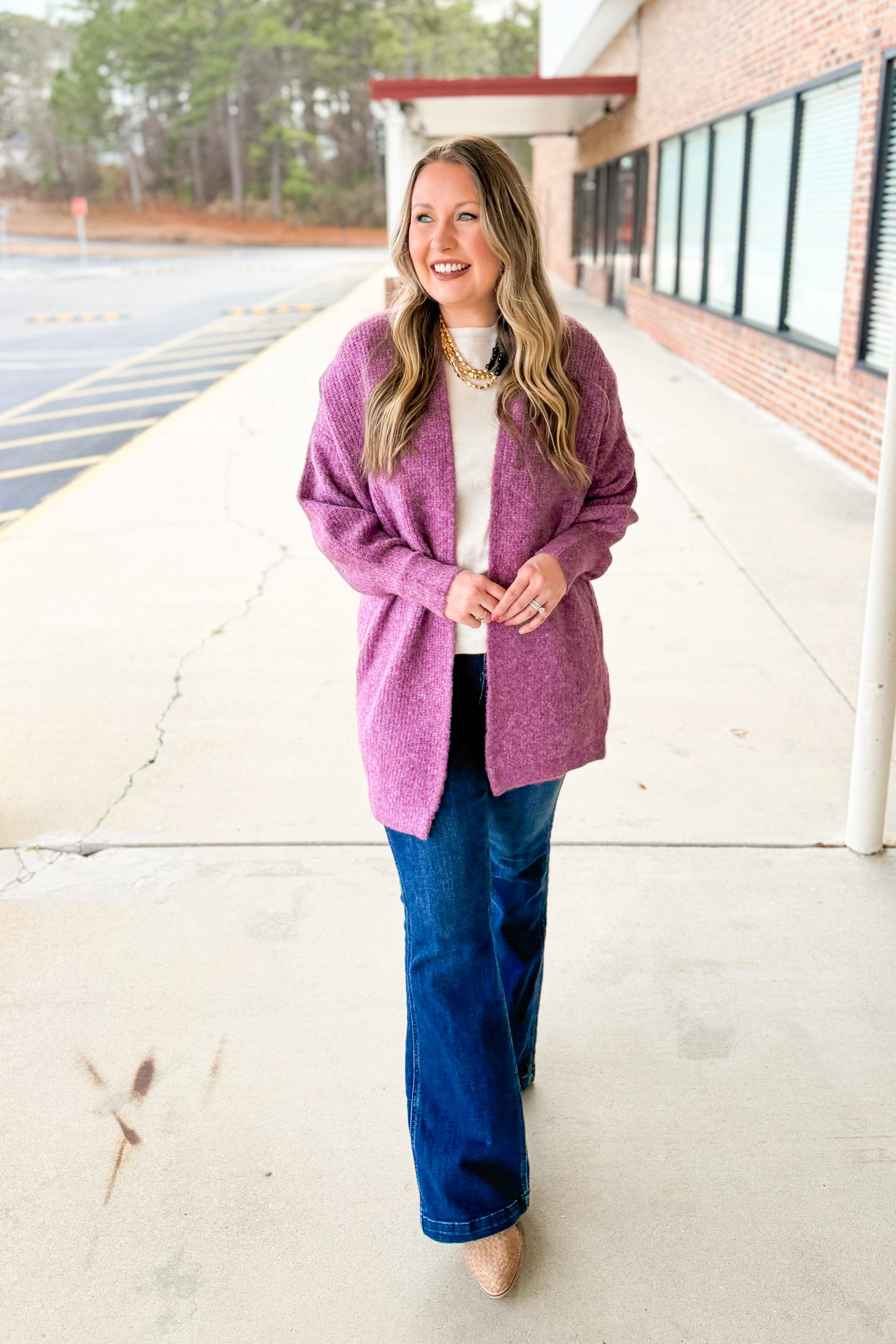 Plum Perfect Cardigan