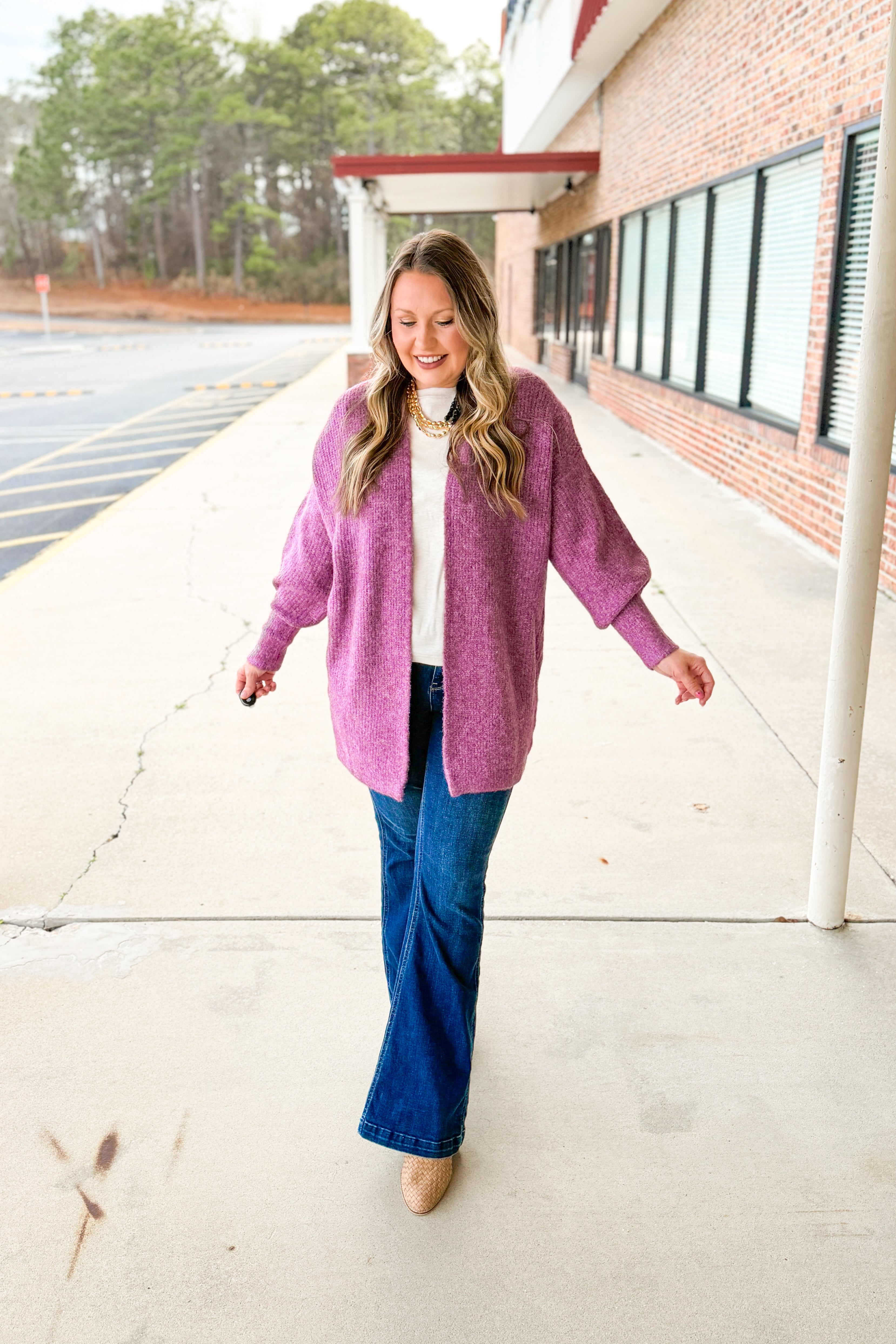 Plum Perfect Cardigan