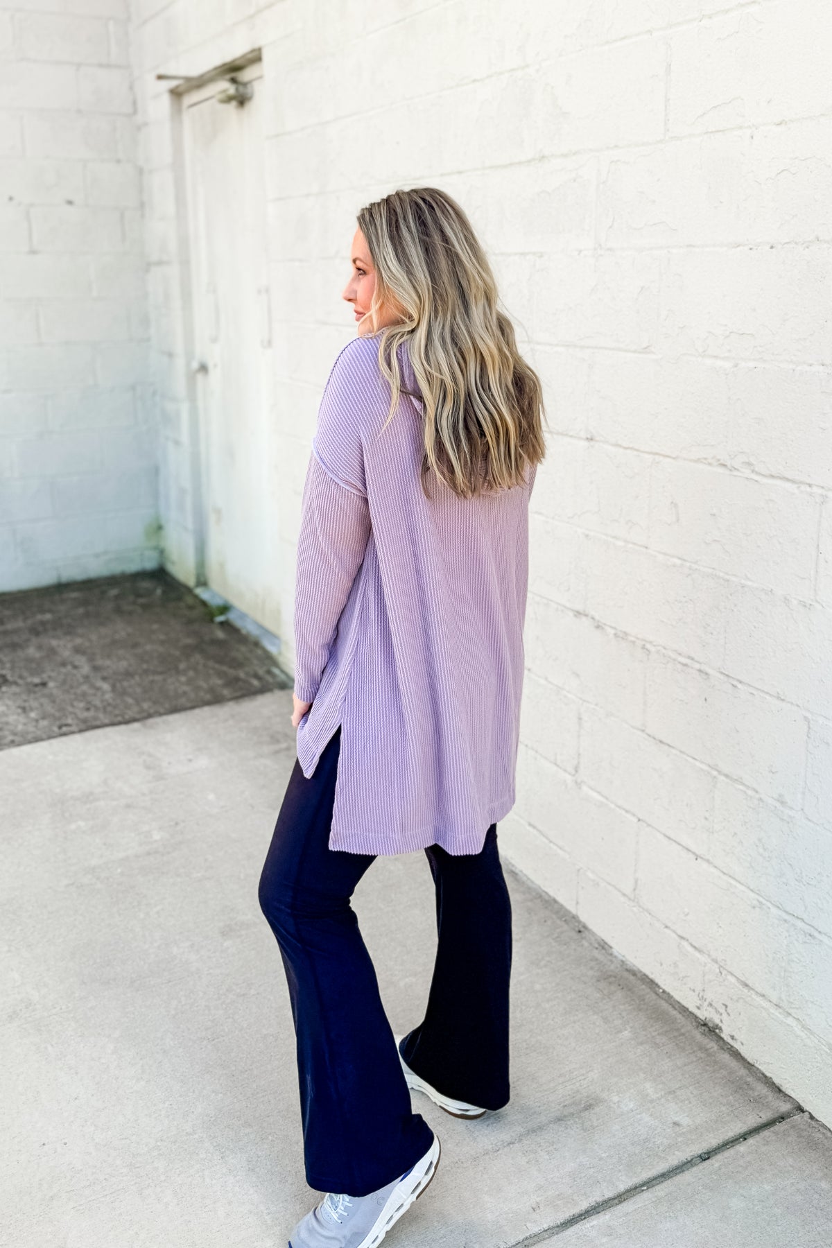 Everyday Ease Oversized Ribbed Hooded Top | Sew Southern Designs