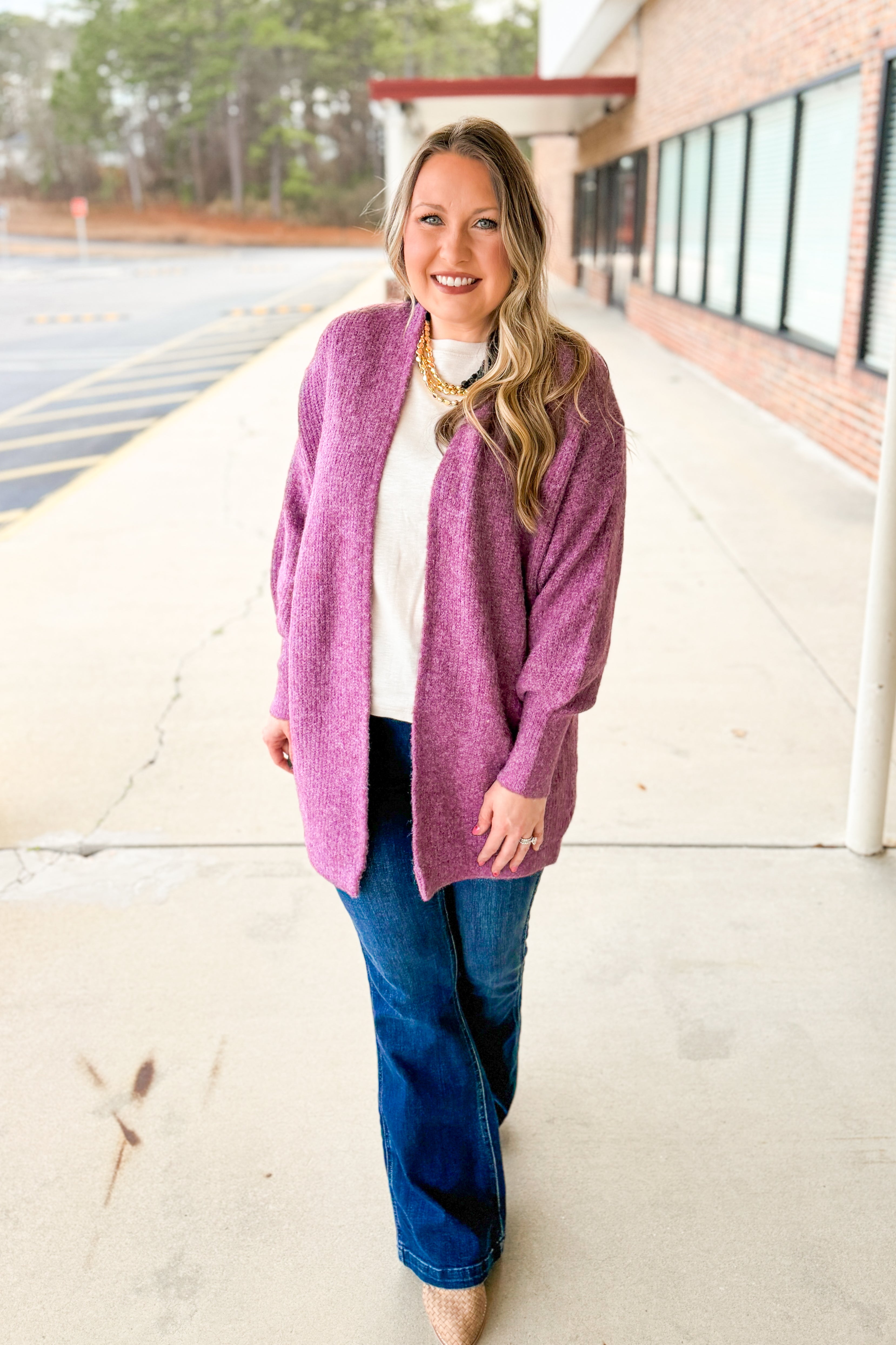 Plum Perfect Cardigan