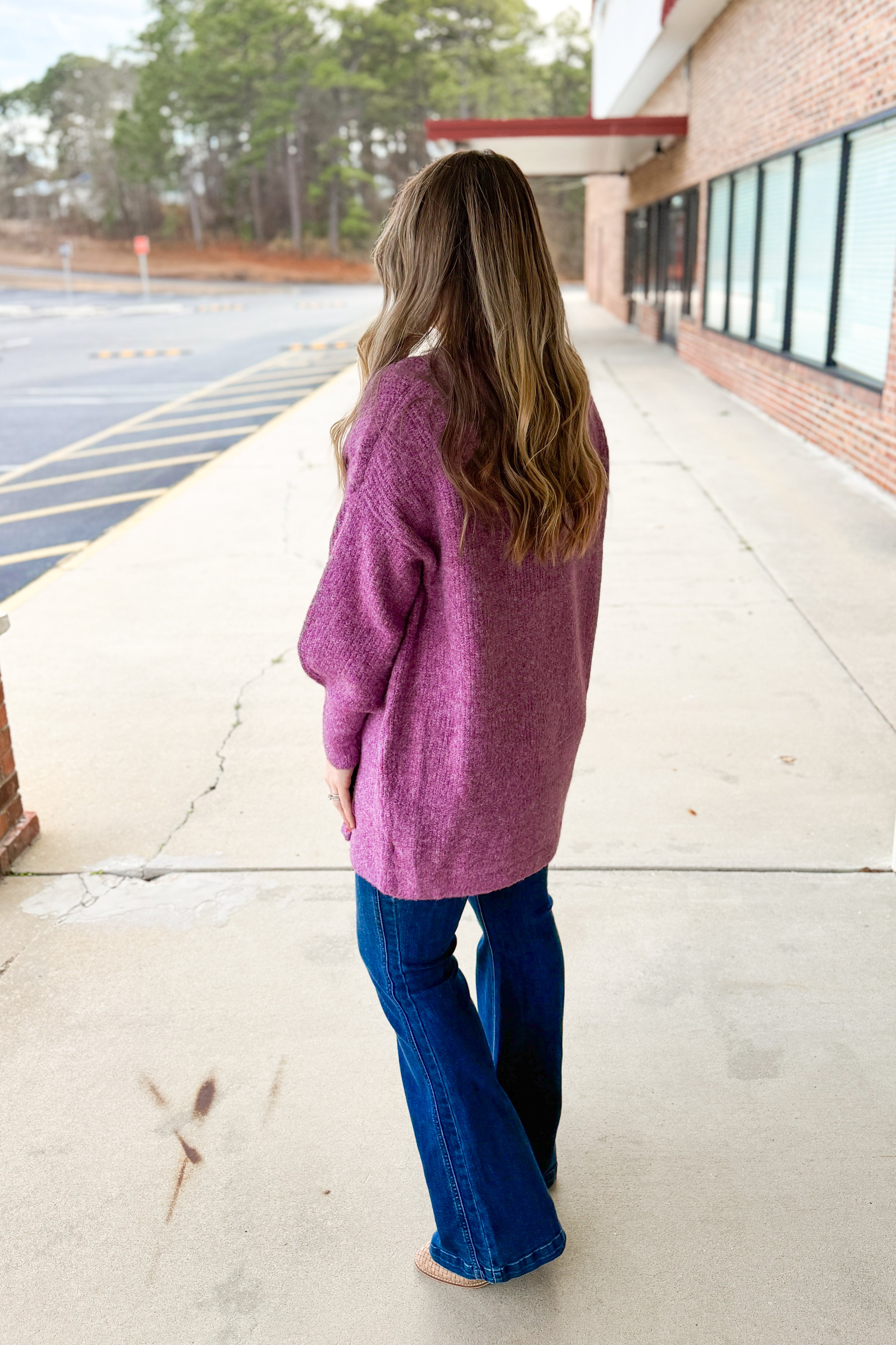 Plum Perfect Cardigan