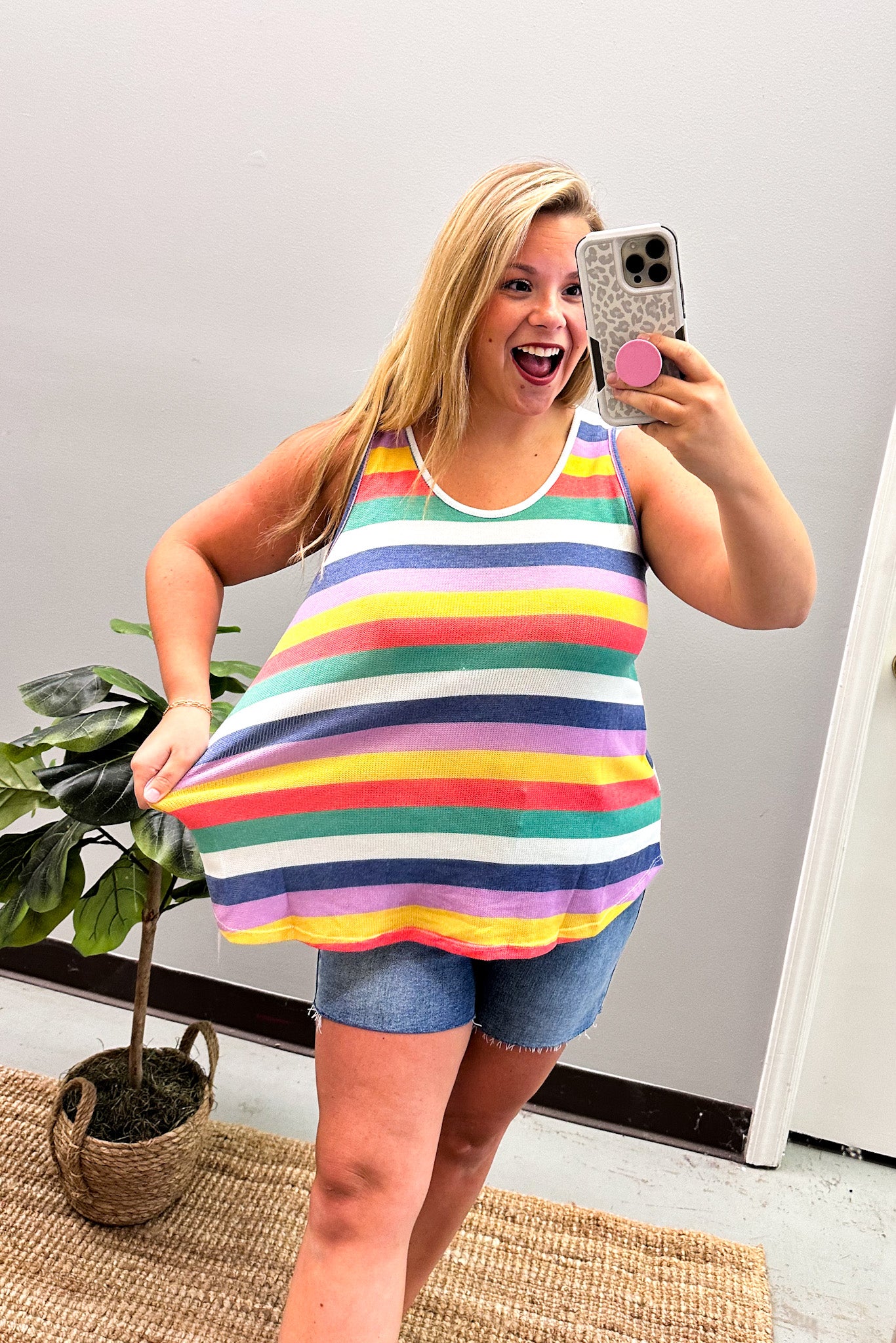 DEAL | Changing Colors Stripe Tank Top