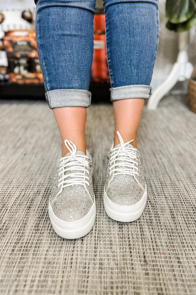 Bedazzle Bling Sneakers ~ Blue