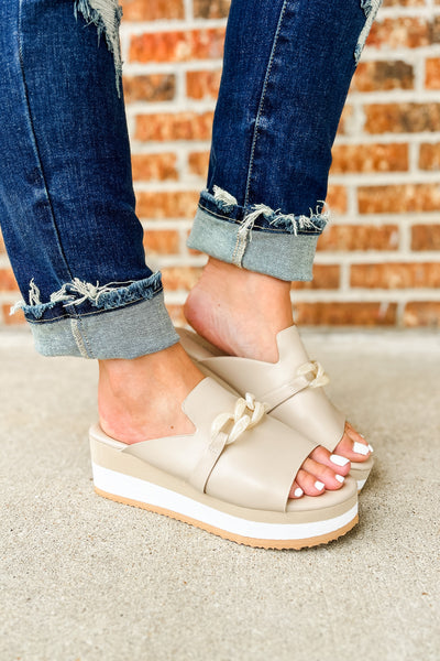 Jerrica Platform Shoes, Light Tan