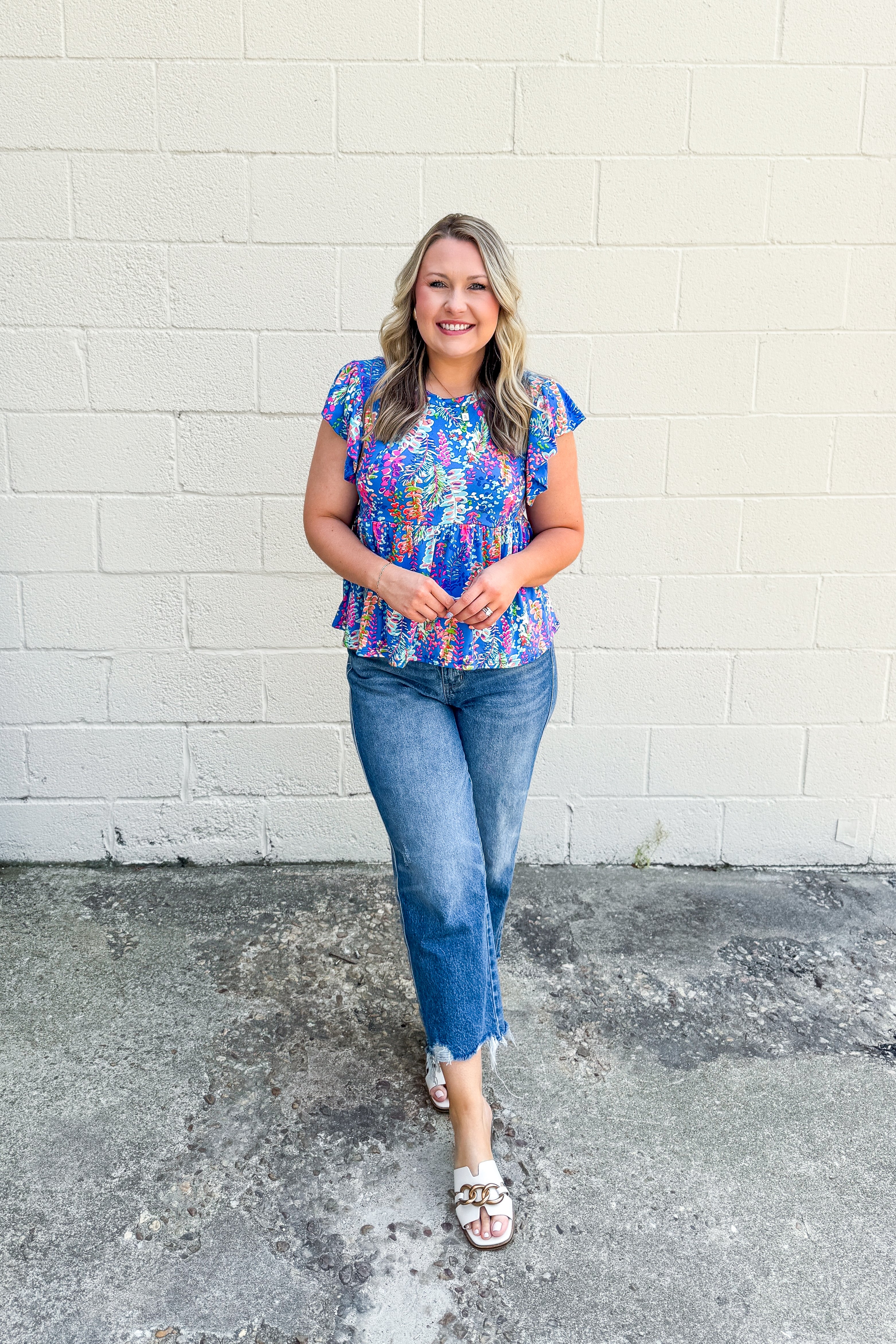 Tropic Like It’s Hot Peplum Top--Two Colors!