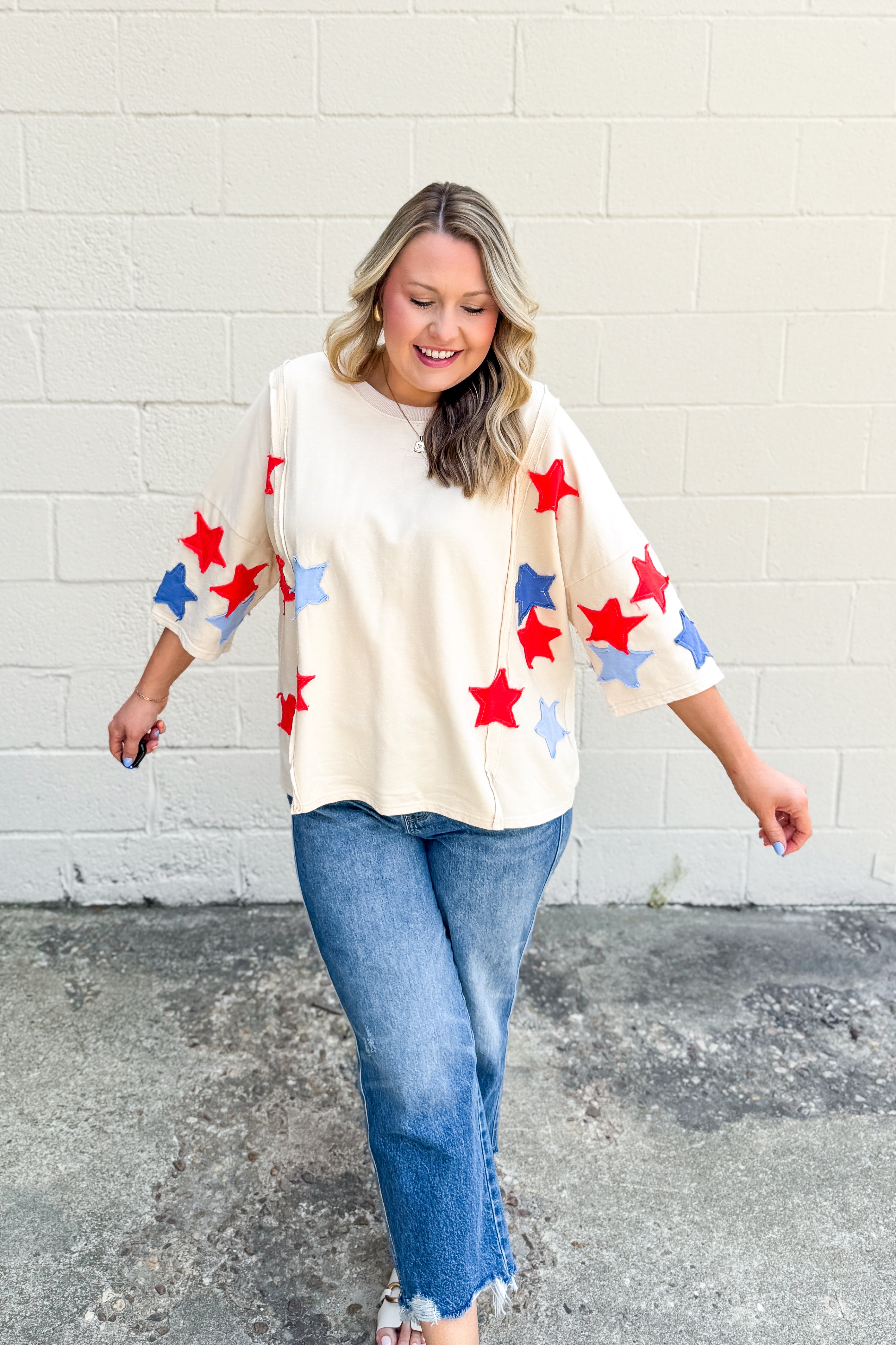 Oh My Stars Patchwork Top