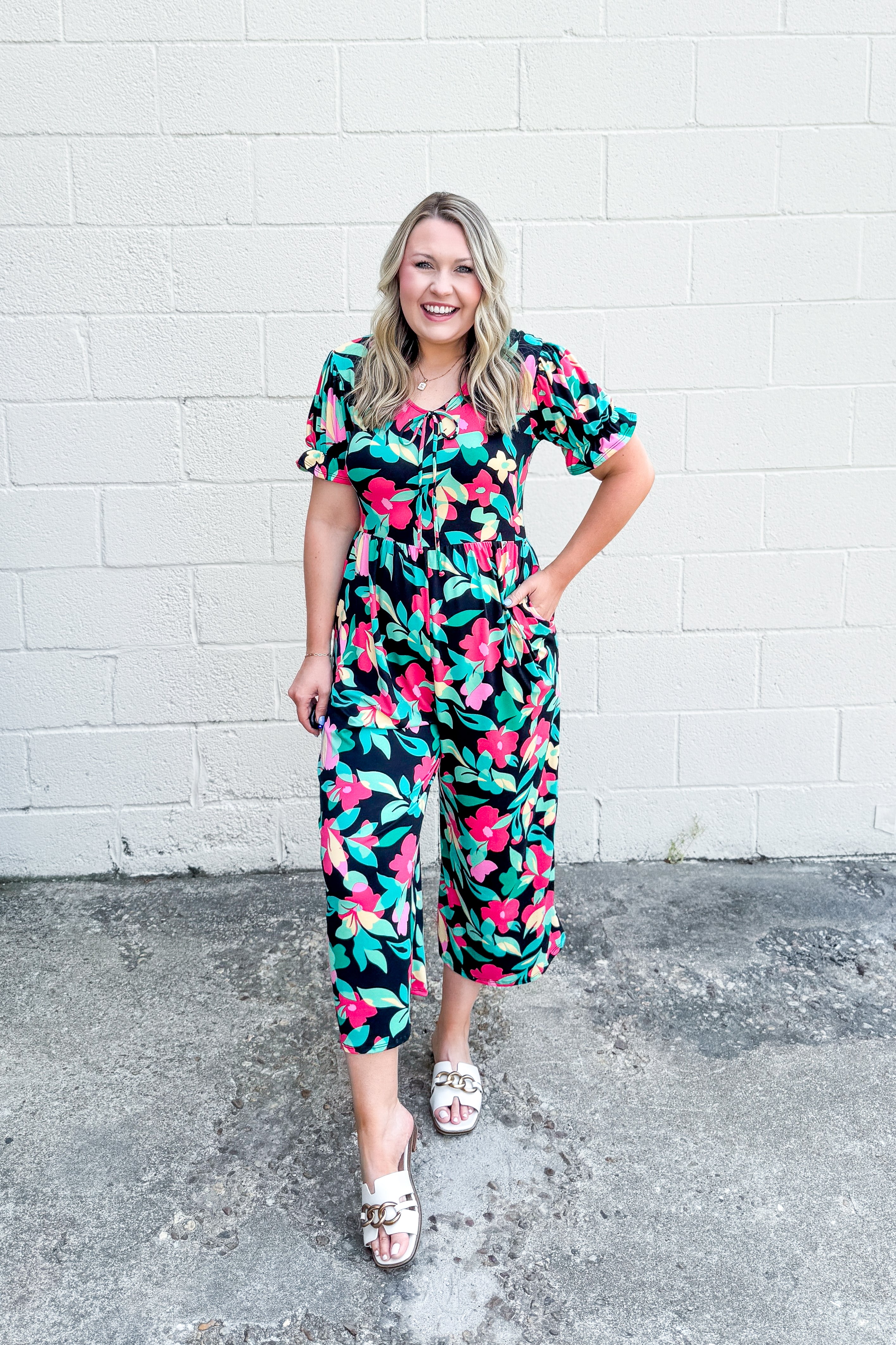 RESTOCK | Midnight Bloom Jumpsuit | Sew Southern Designs