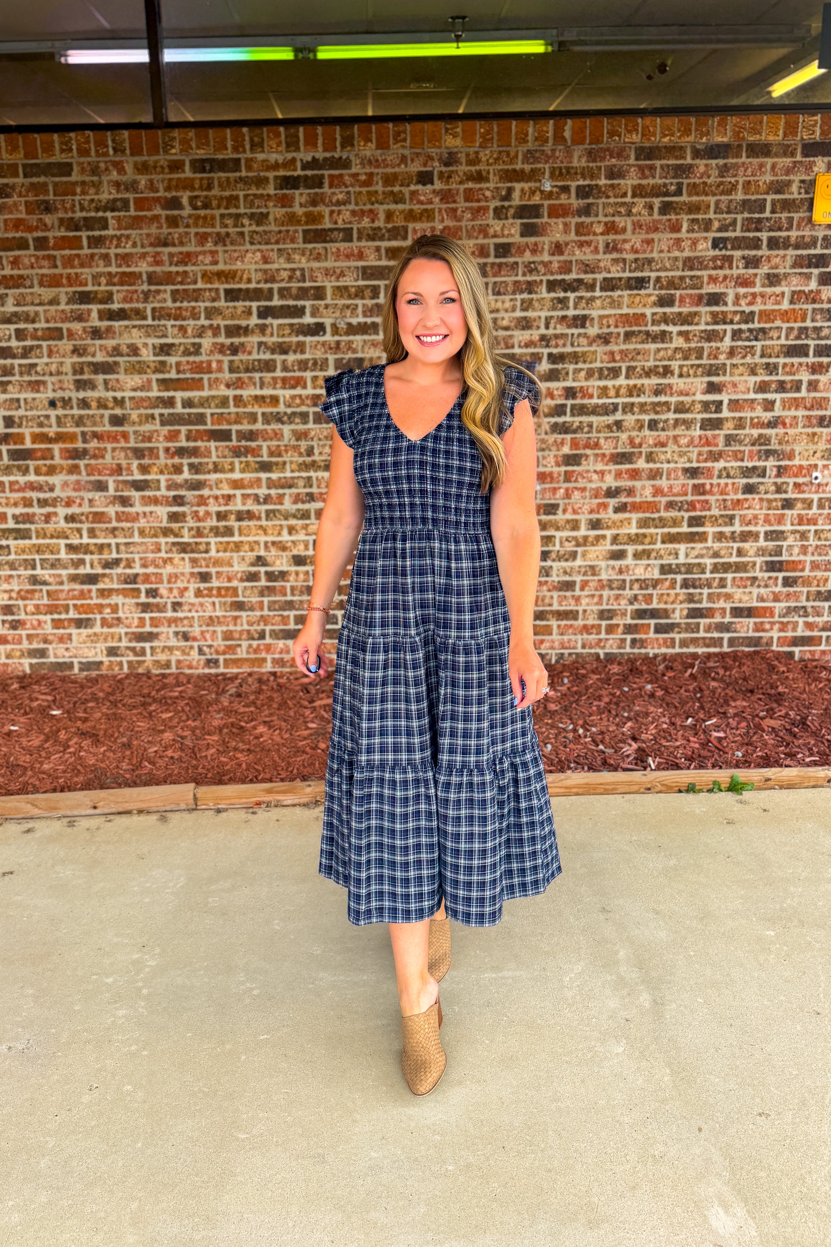 Country Lane Smocked Dress
