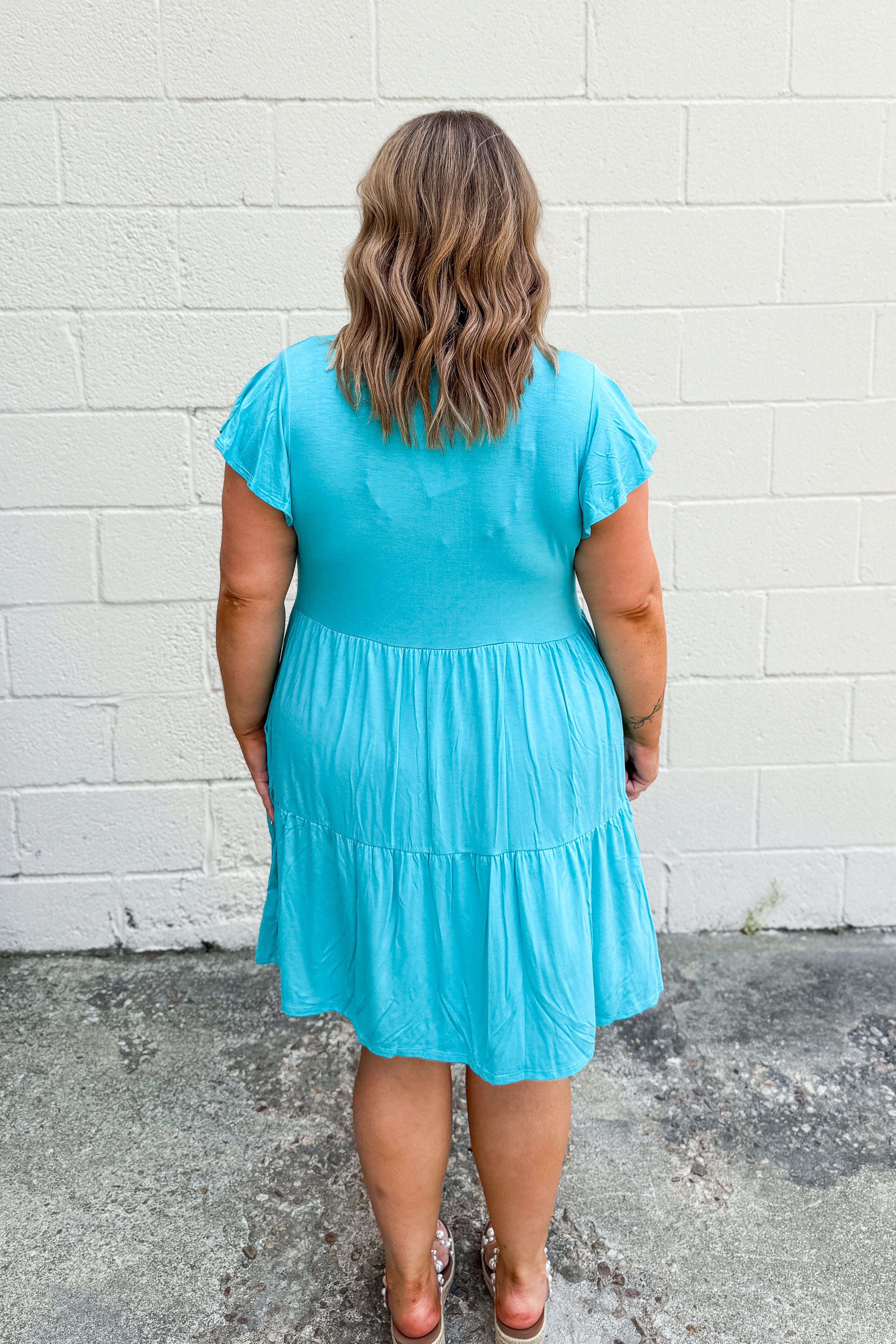 Summer Breeze Button Dress
